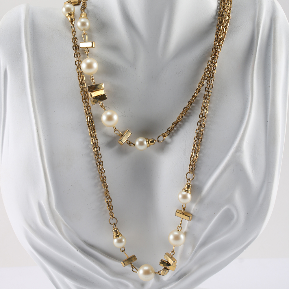Faux Pearl Costume Jewelry Including Crown Tifari and Marvella Pieces