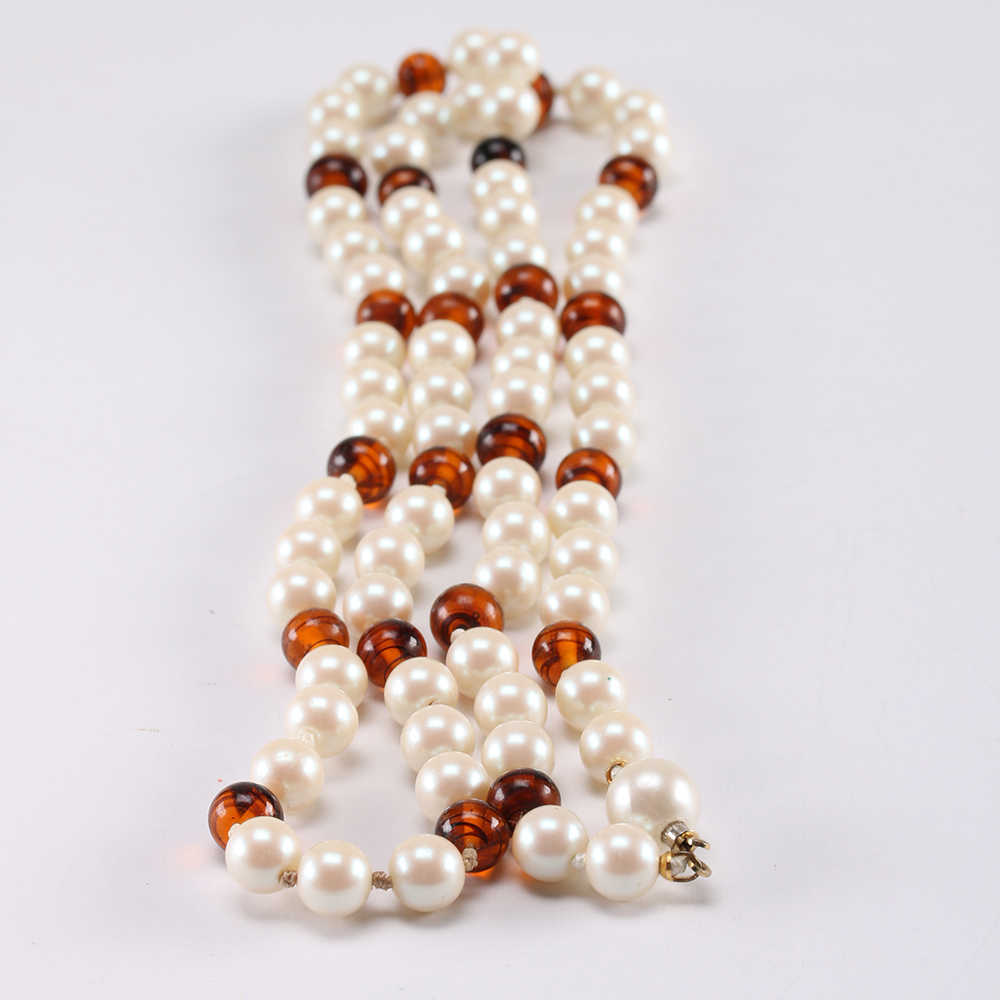 Faux Pearl Costume Jewelry Including Crown Tifari and Marvella Pieces