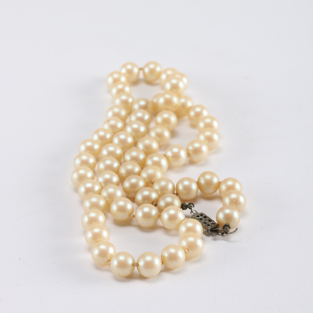 Faux Pearl Costume Jewelry Including Crown Tifari and Marvella Pieces