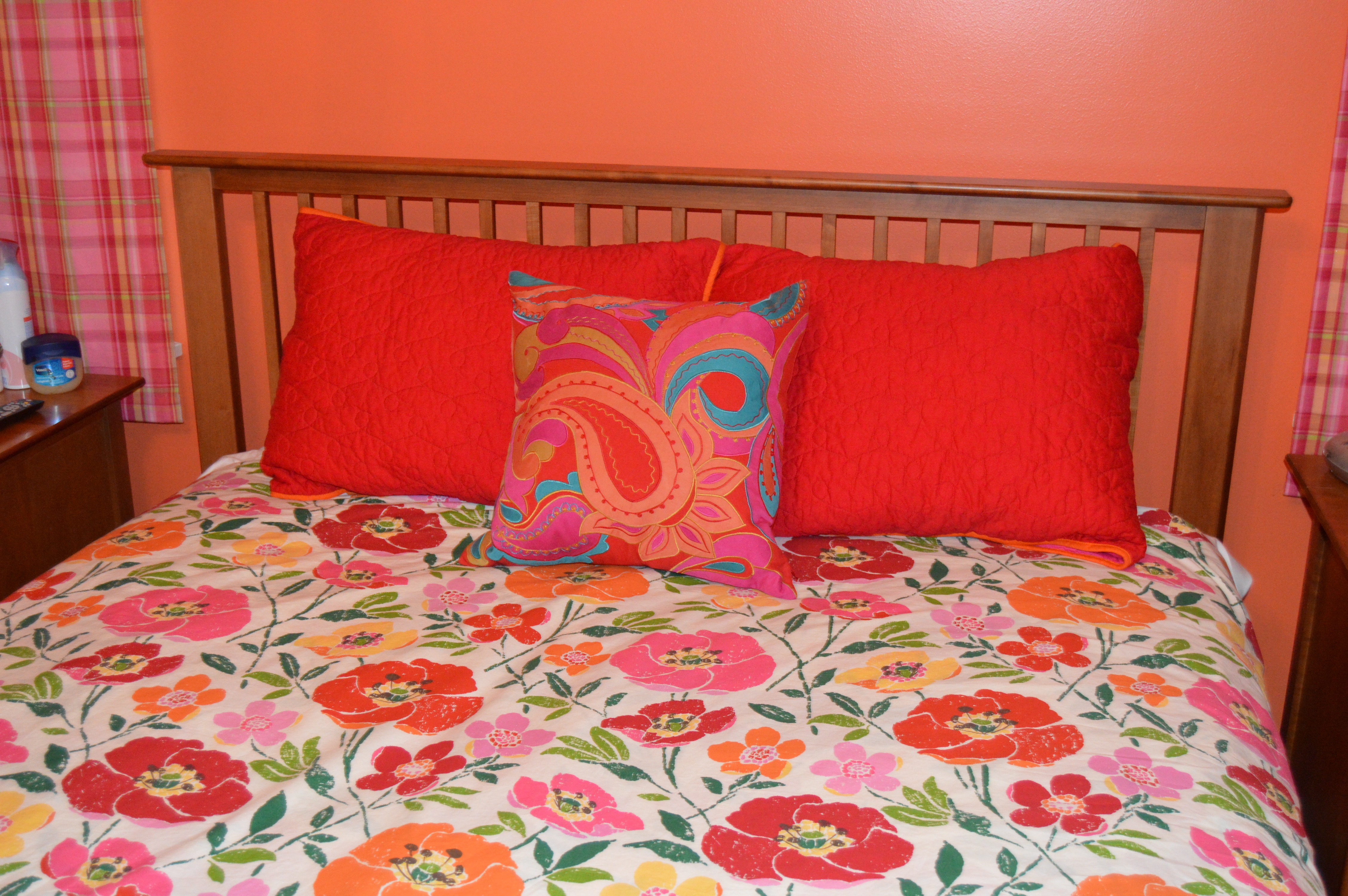 Mission Style Queen Bed Frame by Nadeau with Queen Mattress