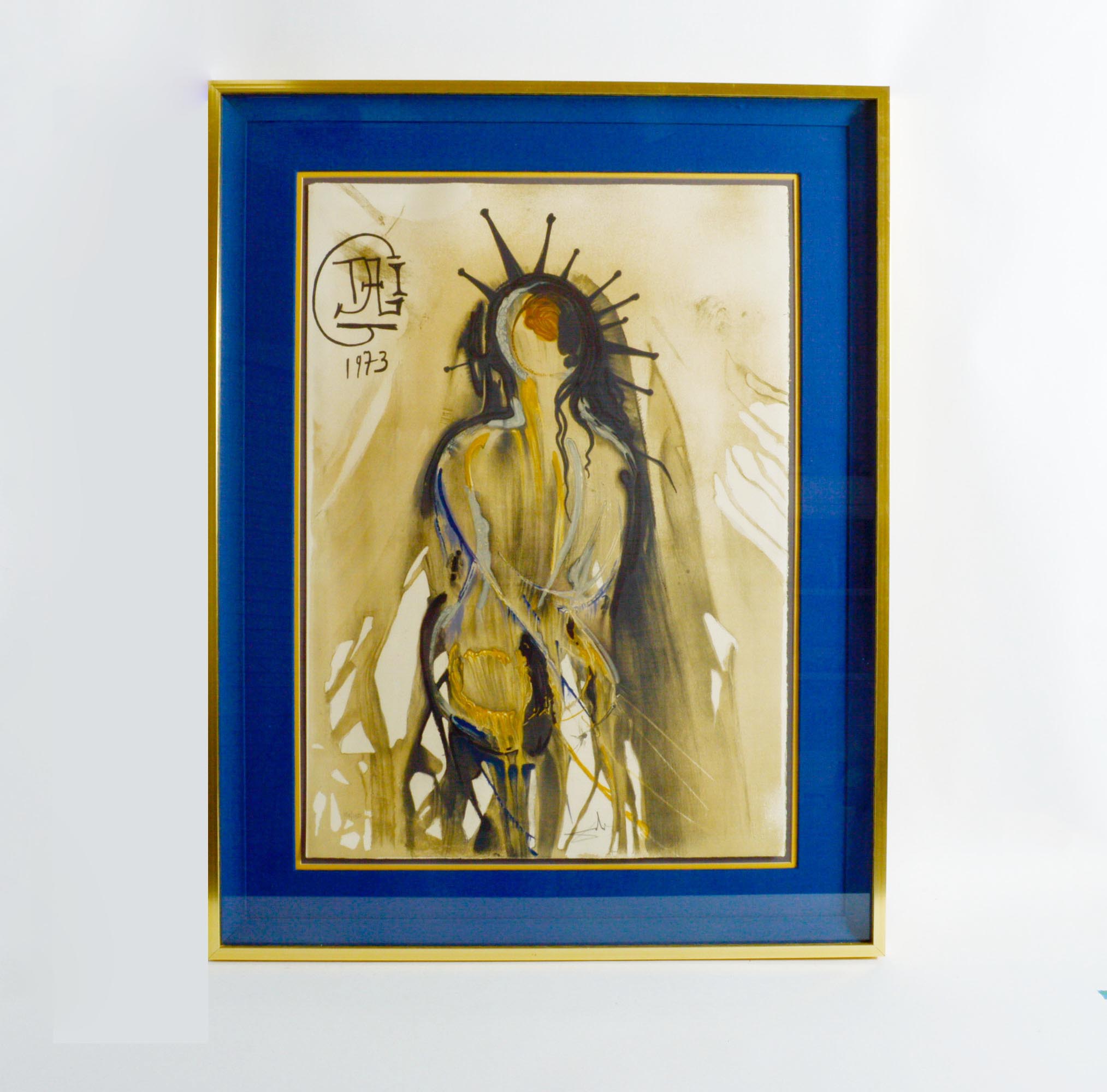 Salvador Dali Limited Edition Lithograph "New York Christ"