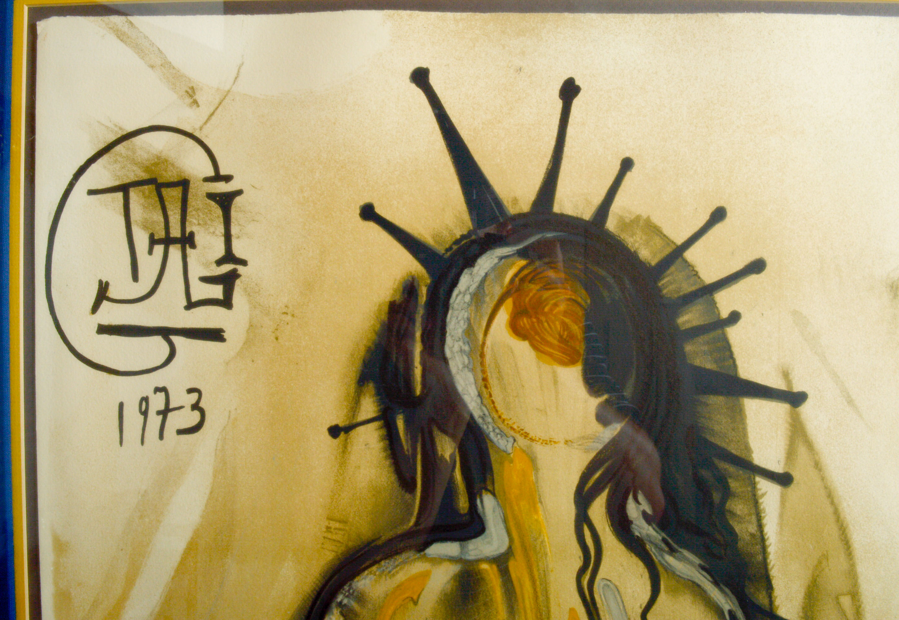 Salvador Dali Limited Edition Lithograph "New York Christ"