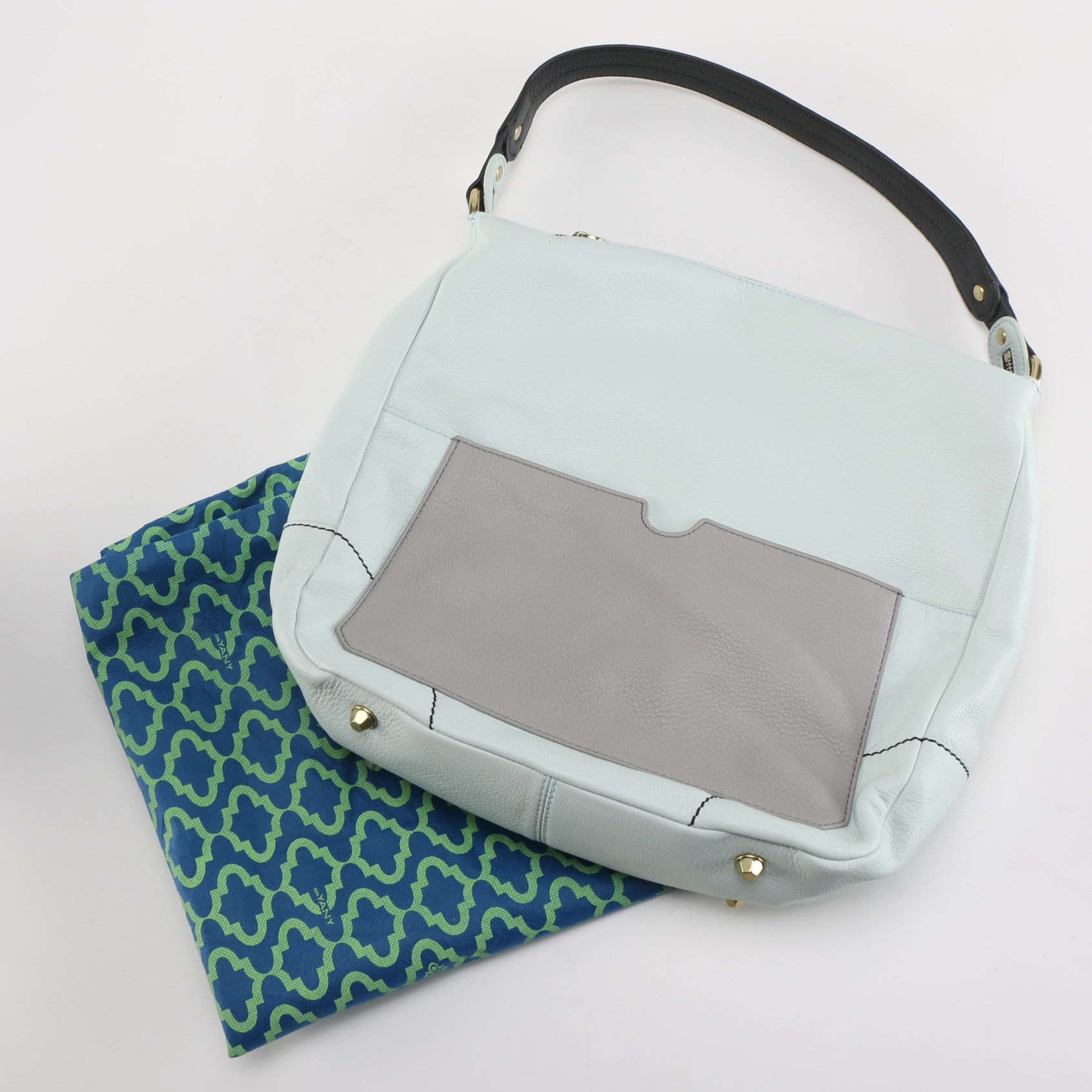 orYany Tri Color Leather Satchel