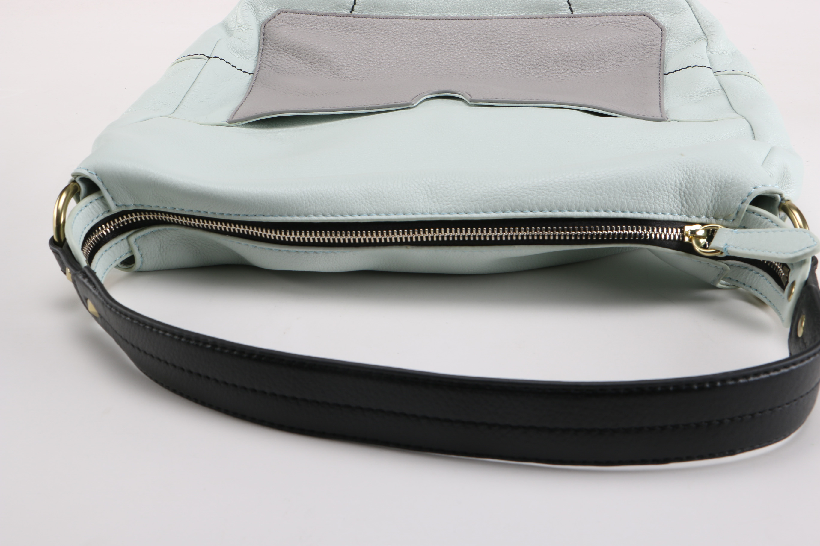 orYany Tri Color Leather Satchel