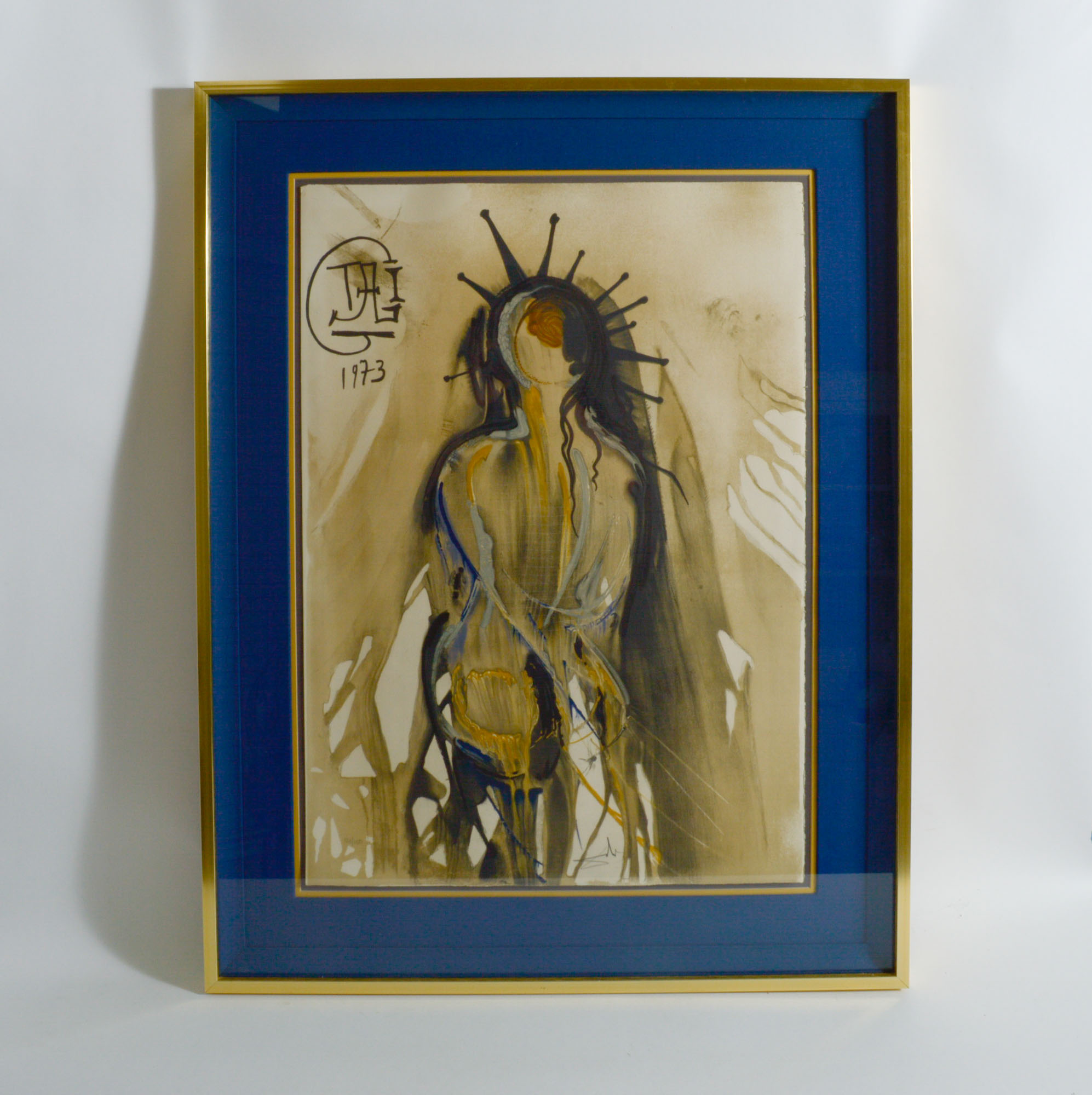 Salvador Dali Limited Edition Lithograph "New York Christ"