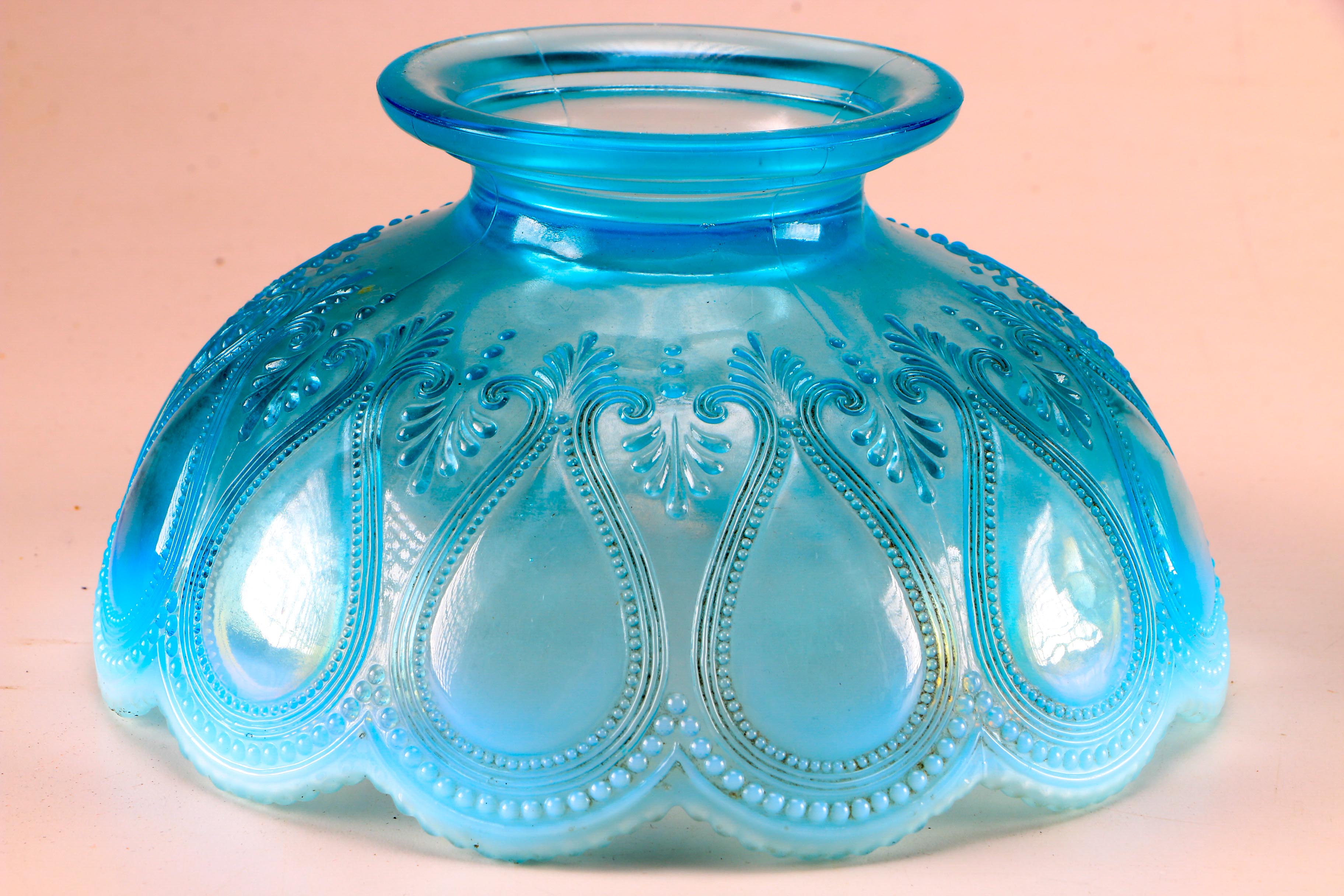Blue Uranium Glass Dishes