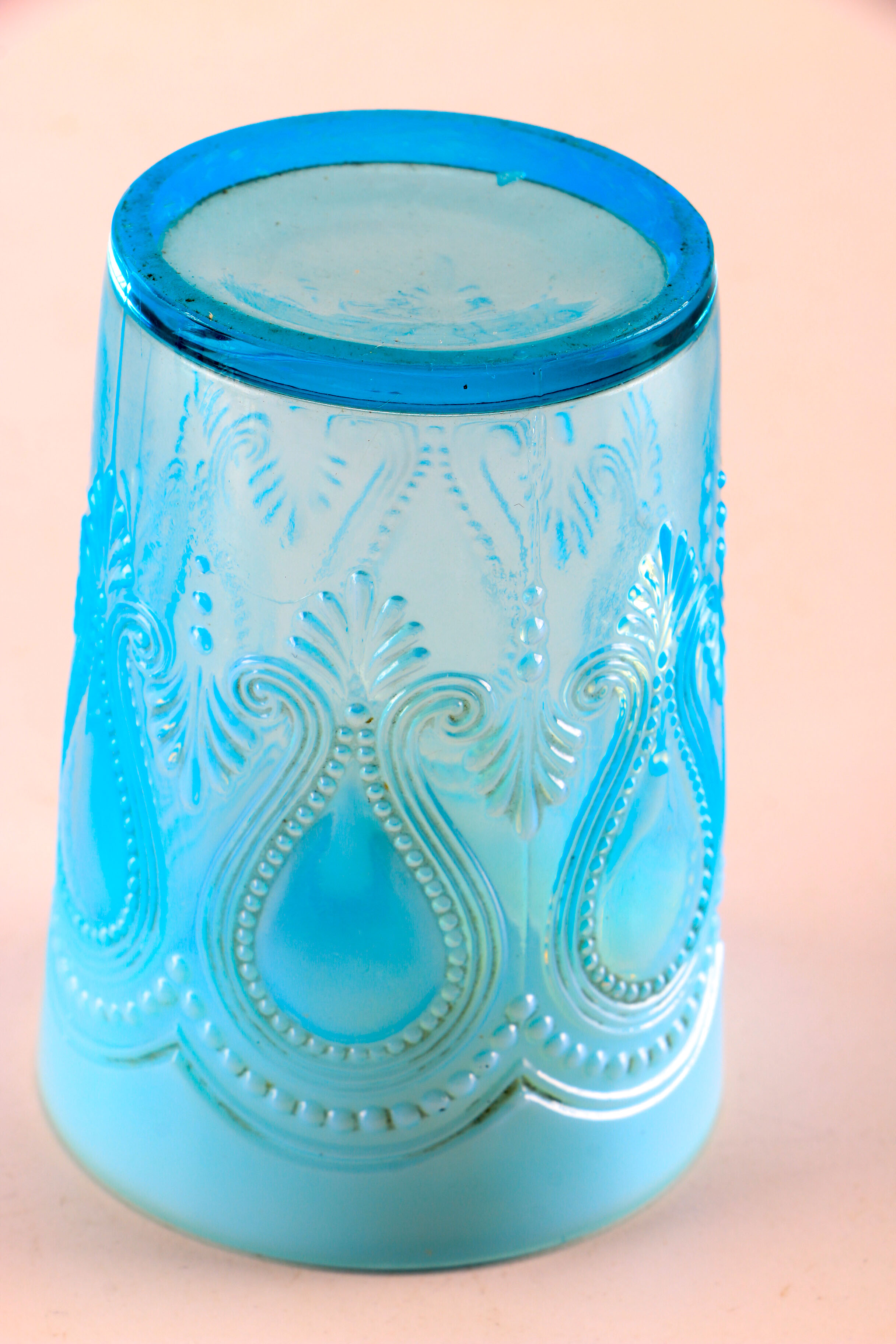 Blue Uranium Glass Dishes