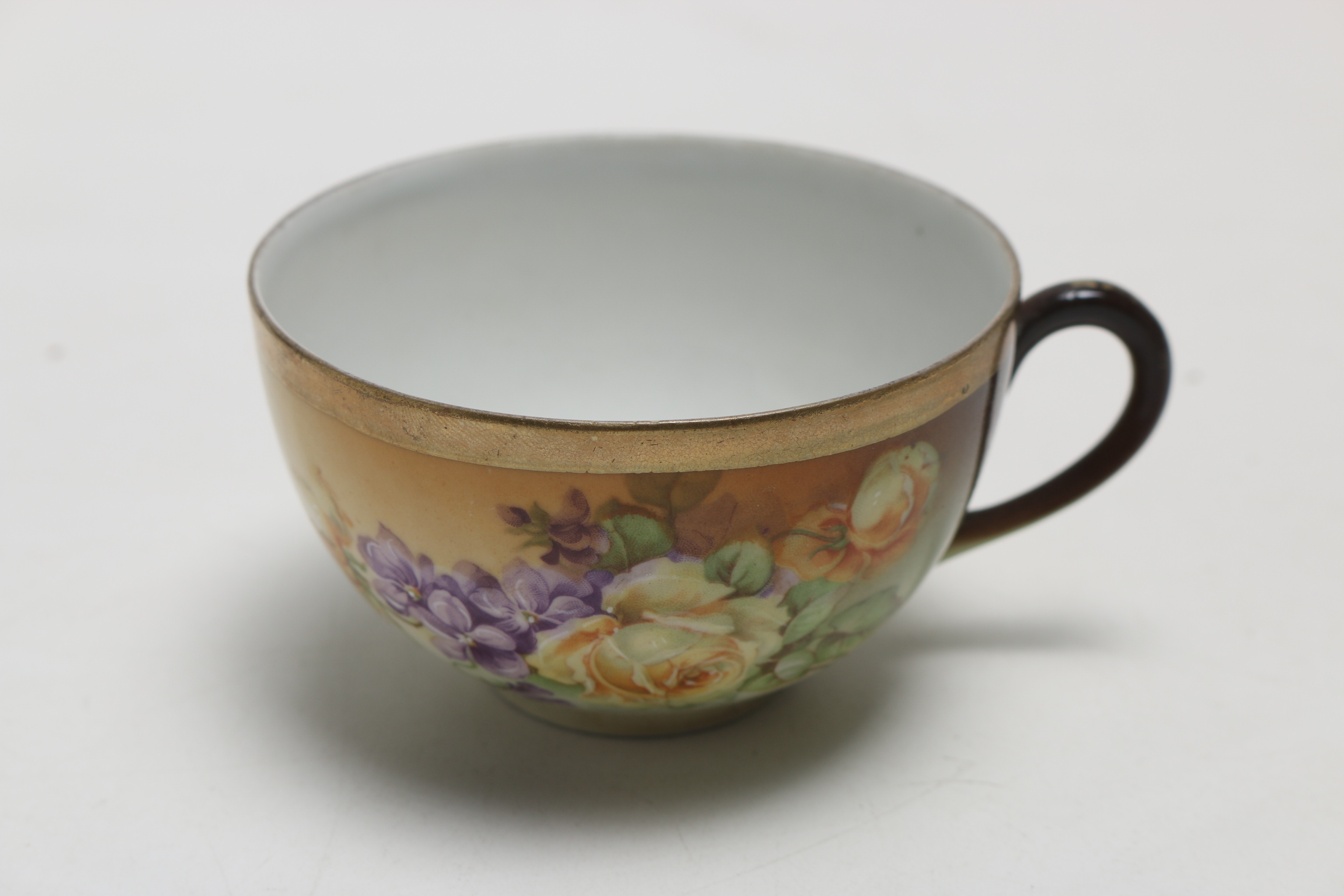 Antique and Vintage French and Bavarian China Teacups and Bone Dishes