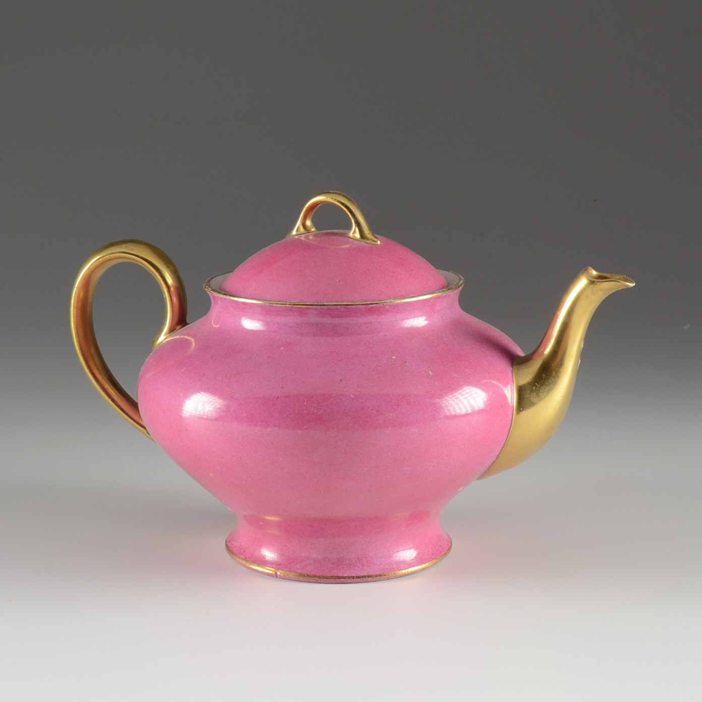 Limoge Belvedere Hand-painted Pink Tea and Dessert Set