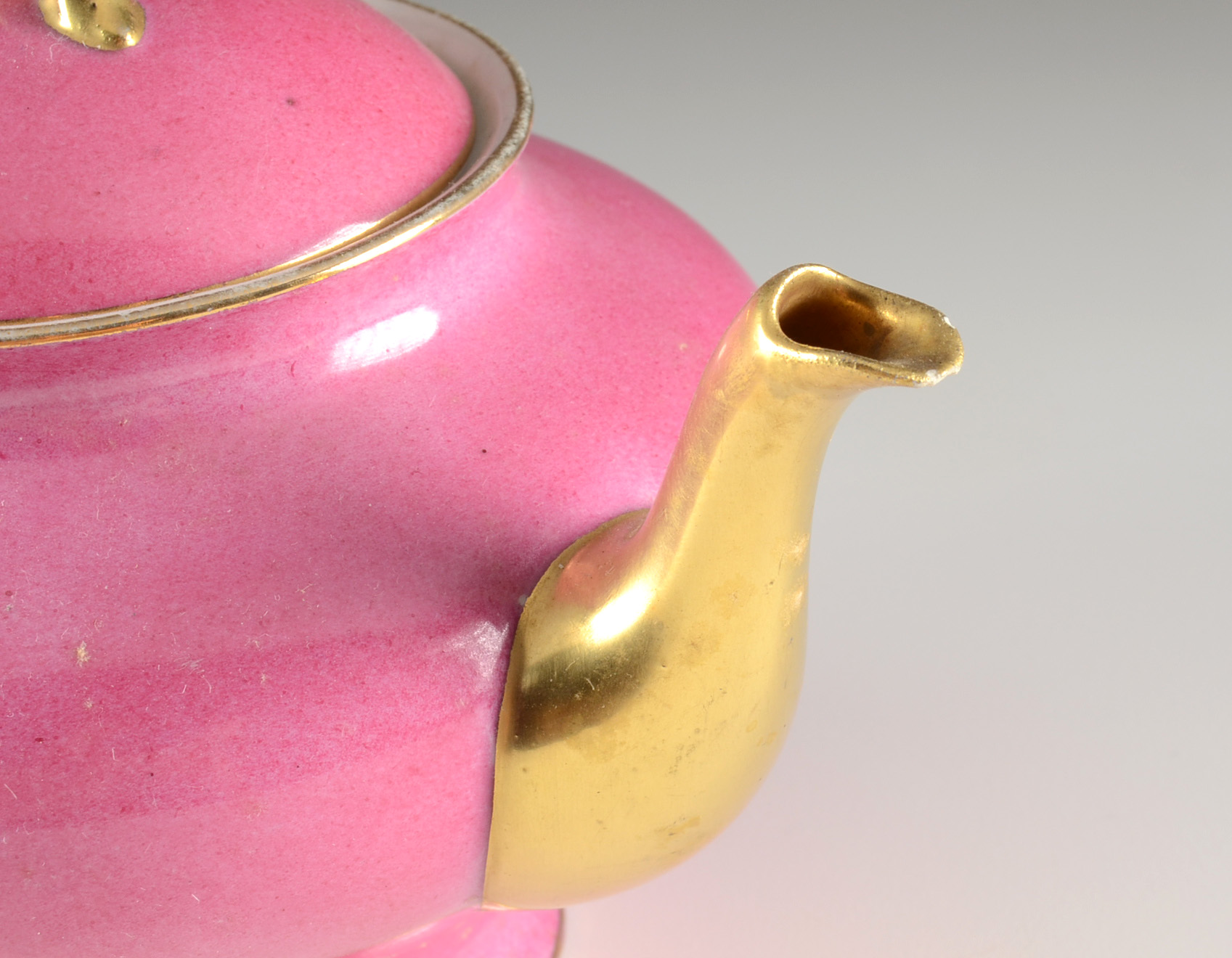 Limoge Belvedere Hand-painted Pink Tea and Dessert Set