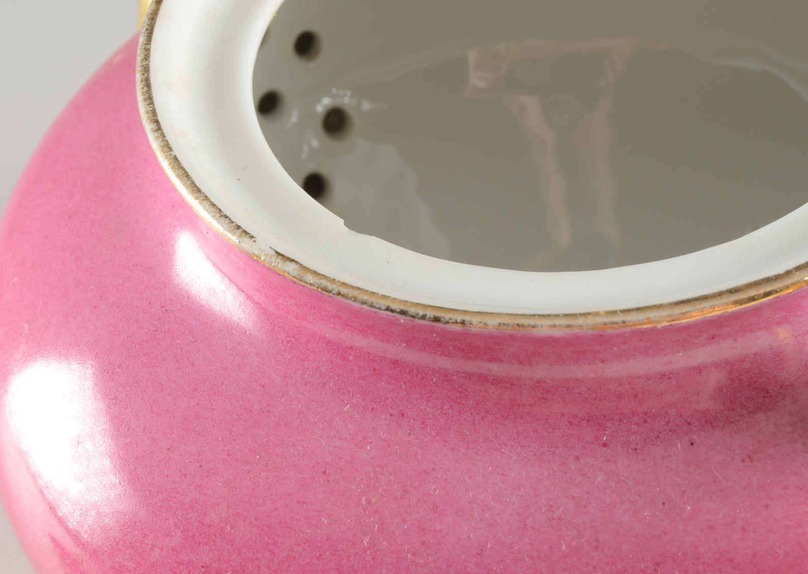 Limoge Belvedere Hand-painted Pink Tea and Dessert Set