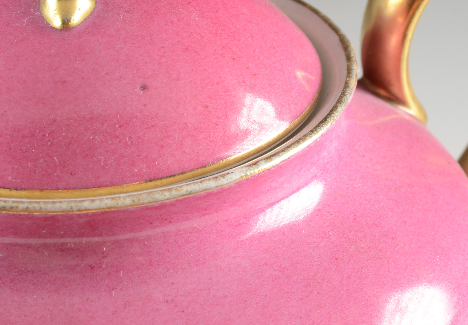 Limoge Belvedere Hand-painted Pink Tea and Dessert Set