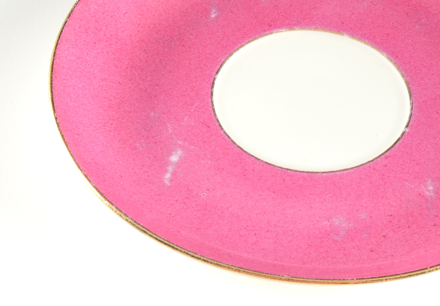 Limoge Belvedere Hand-painted Pink Tea and Dessert Set