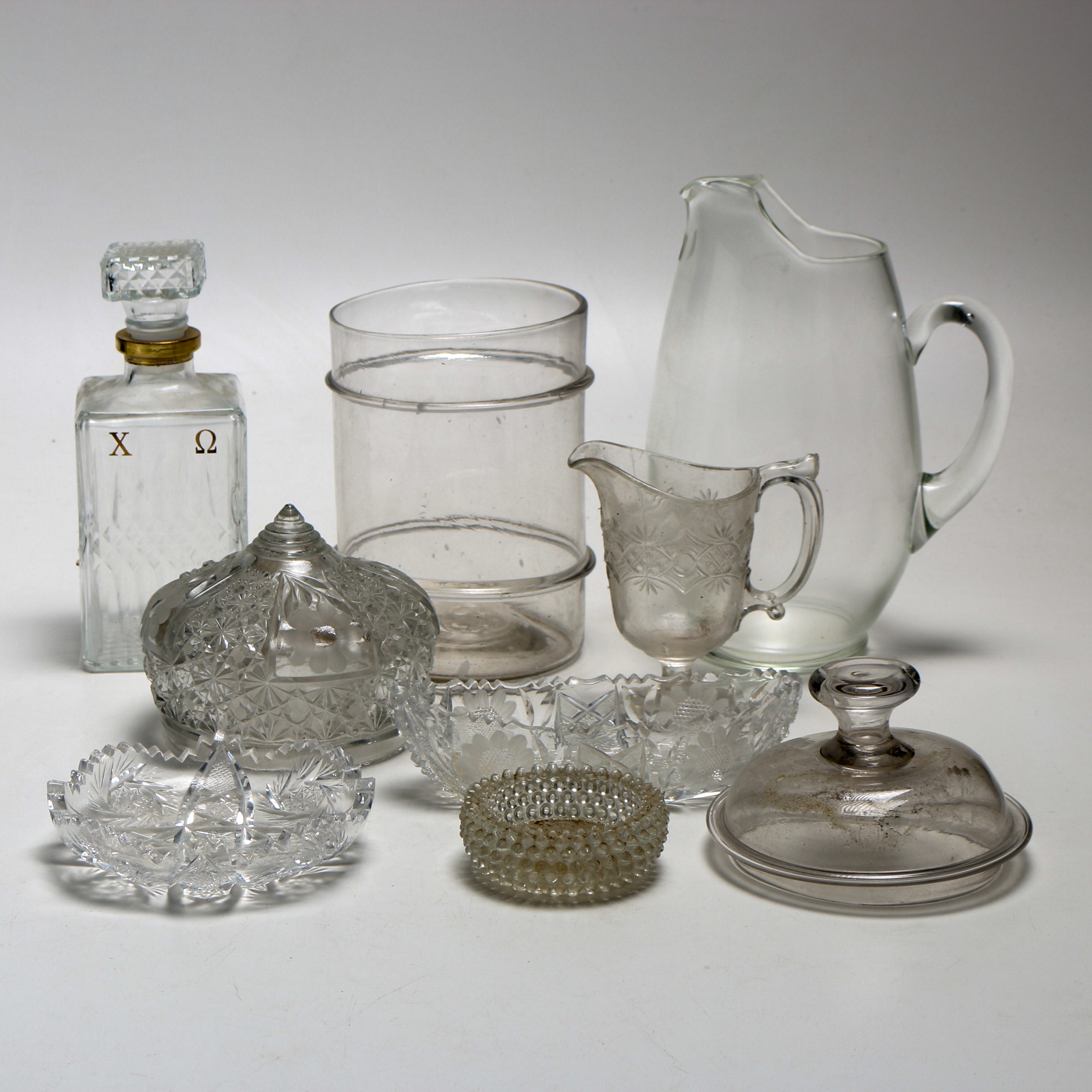 Collection of Vintage Glass including Pattern Glass