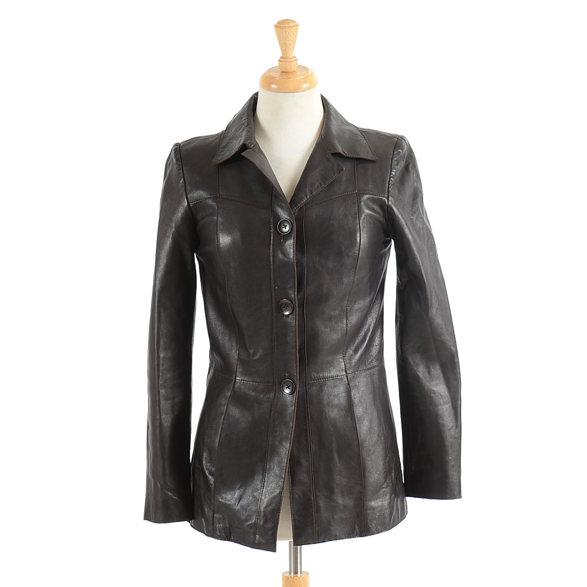 John Carlisle Essentials Brown Leather Jacket