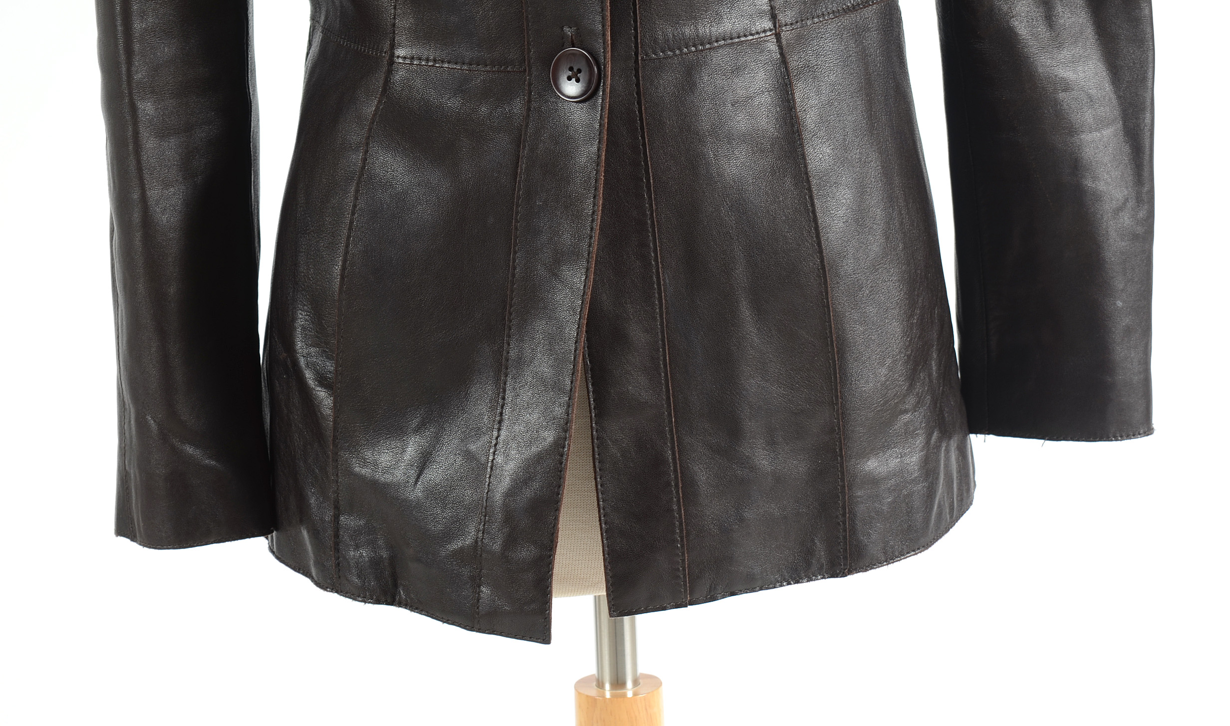 John Carlisle Essentials Brown Leather Jacket