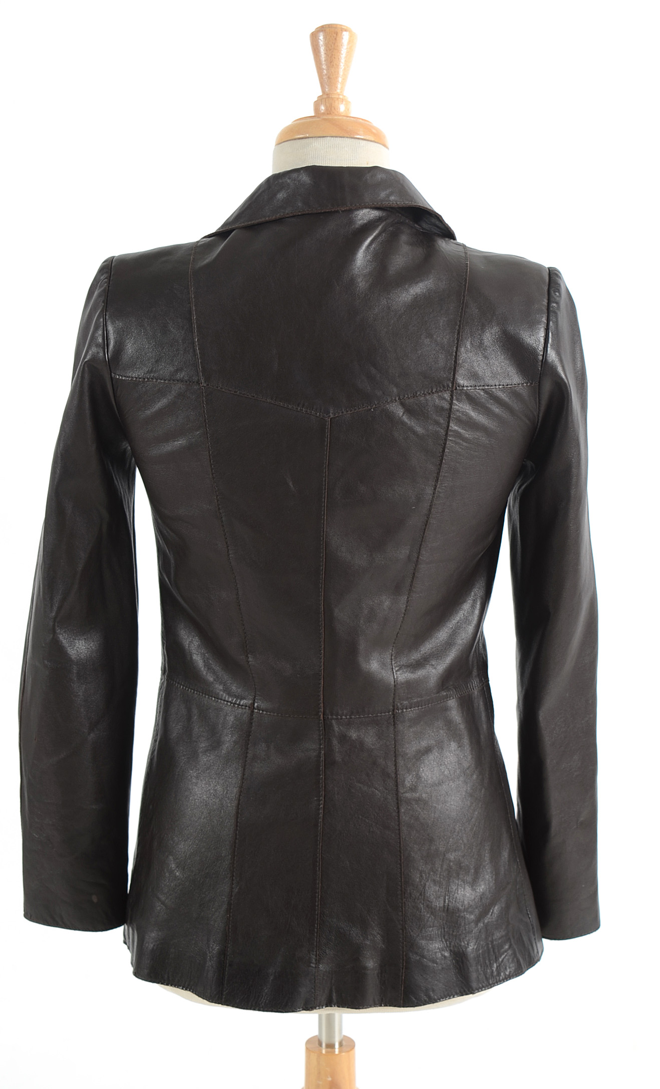 John Carlisle Essentials Brown Leather Jacket