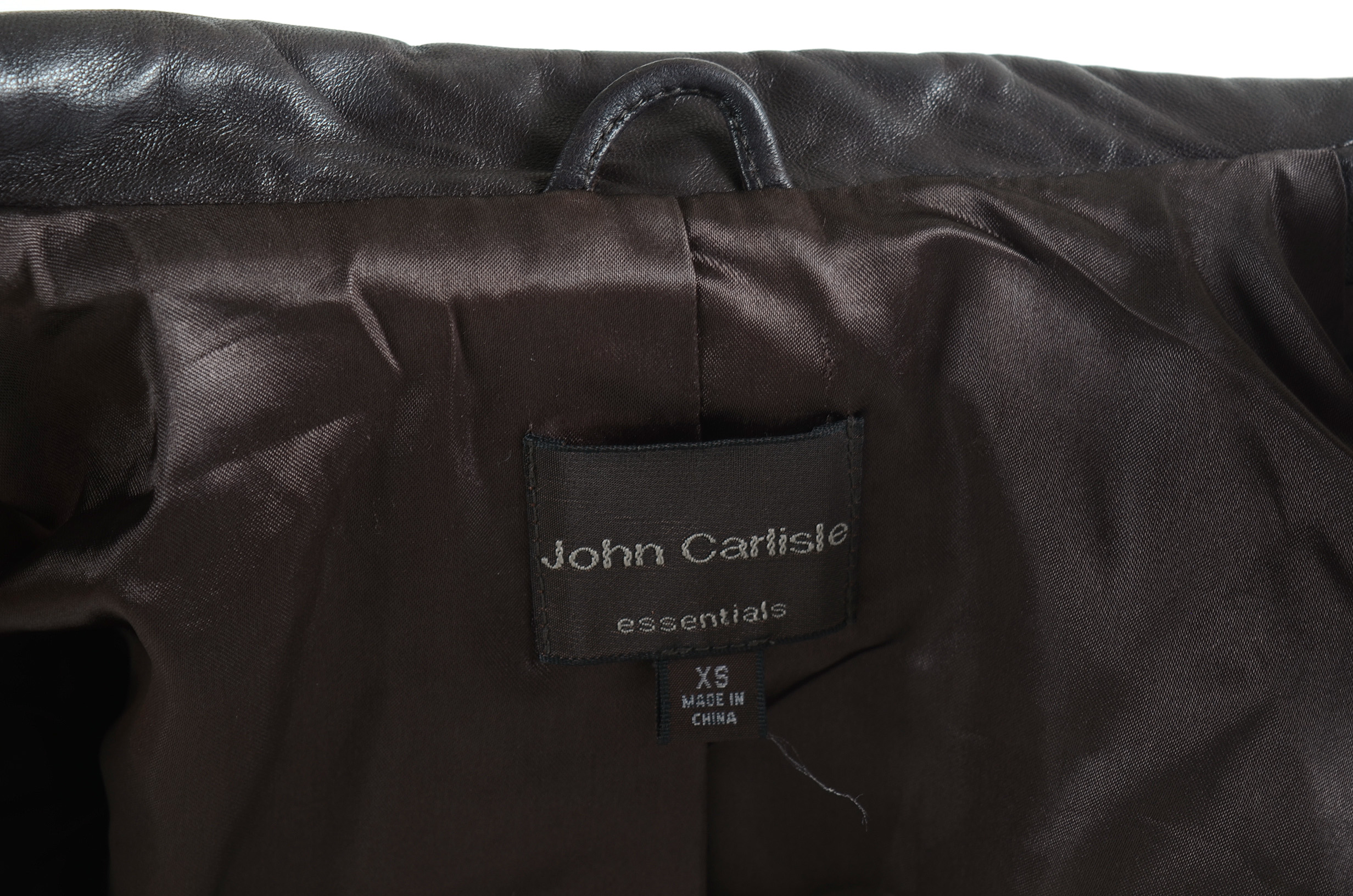 John Carlisle Essentials Brown Leather Jacket