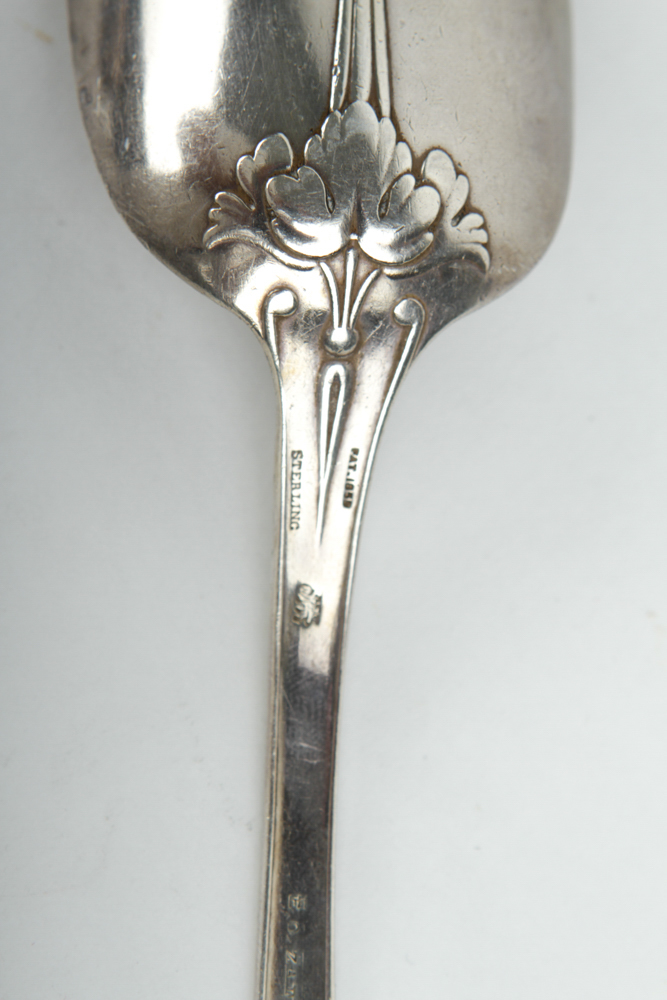 Sterling and Sterling Handled Serving Spoons and Forks