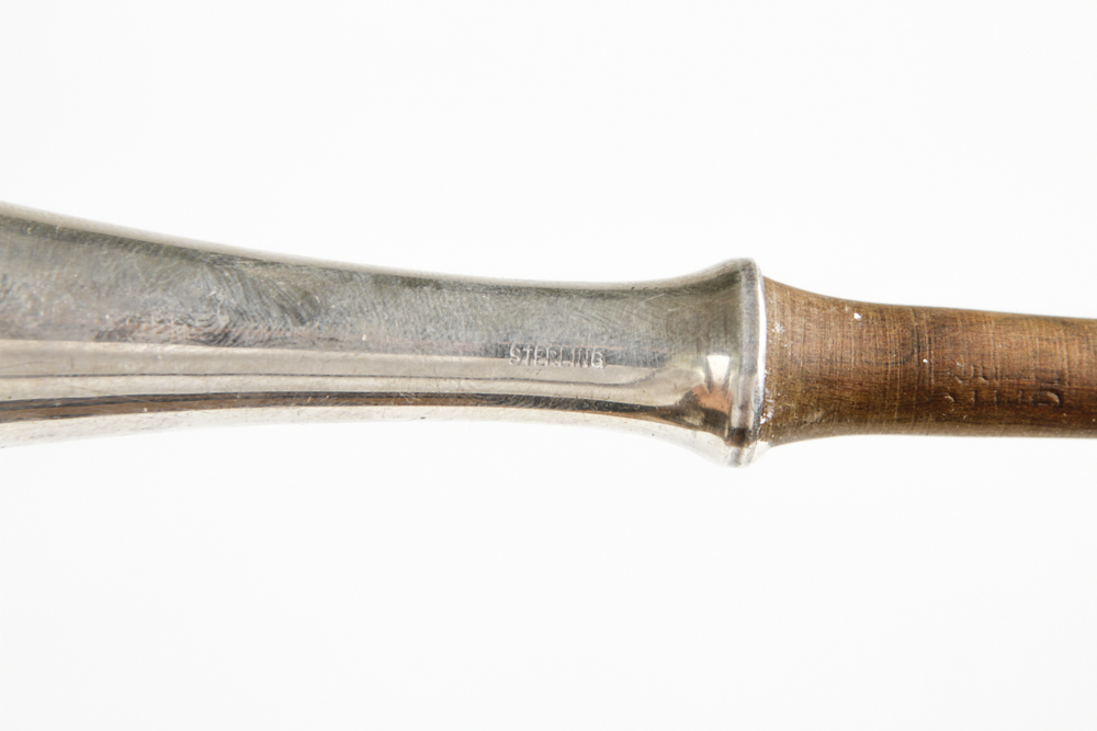 Sterling and Sterling Handled Serving Spoons and Forks