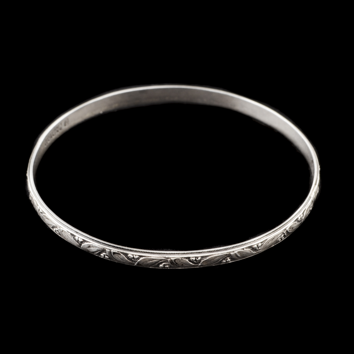 Danecraft Sterling Silver Carved Bangle