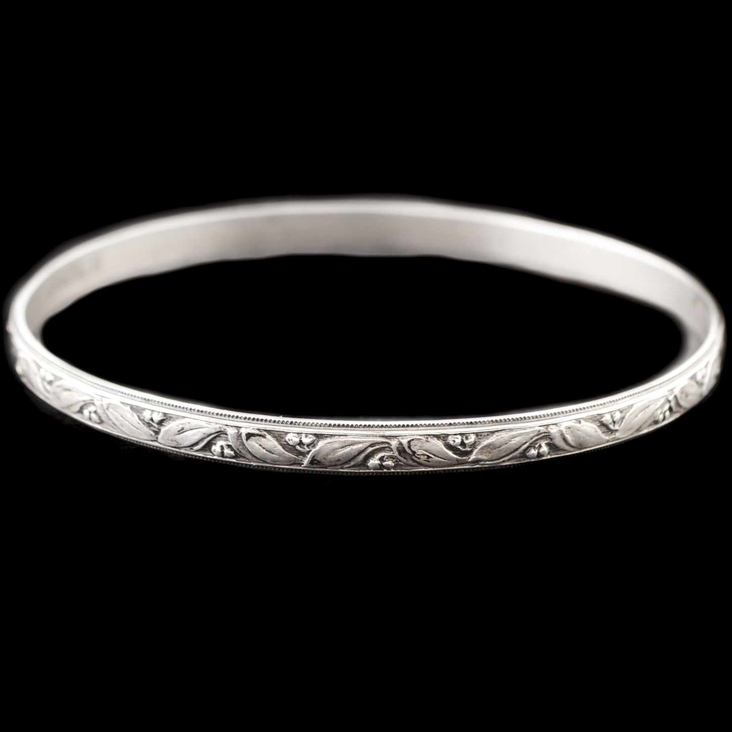 Danecraft Sterling Silver Carved Bangle