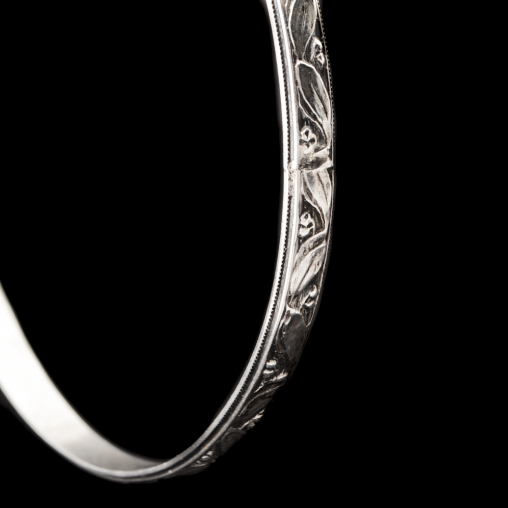 Danecraft Sterling Silver Carved Bangle