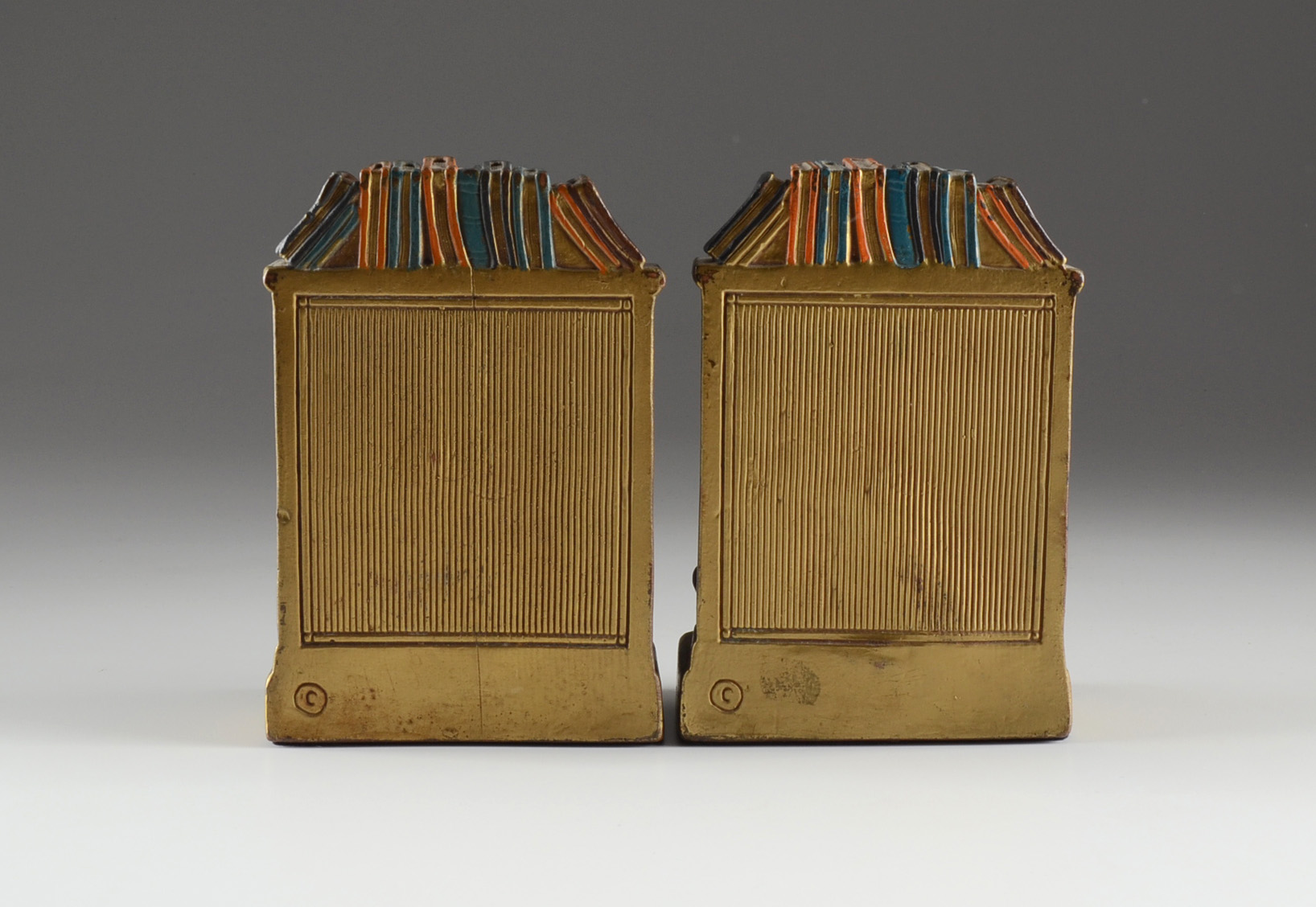 Vintage Monk in Library Bookends