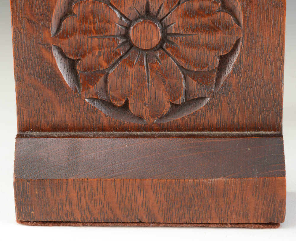 Cincinnati Art Carved Bookends Attributed to William H. Fry