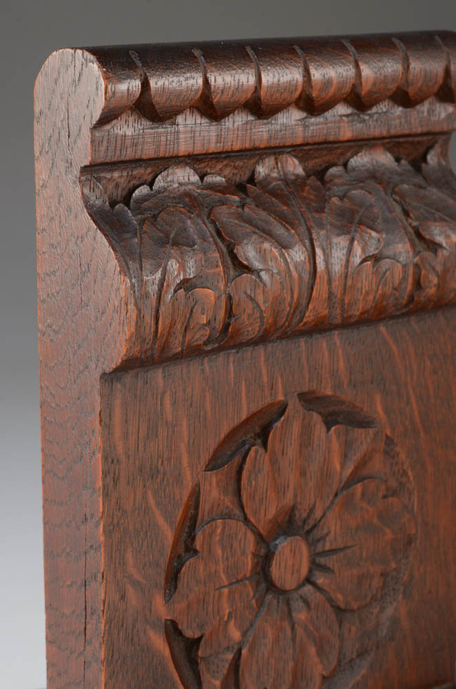 Cincinnati Art Carved Bookends Attributed to William H. Fry