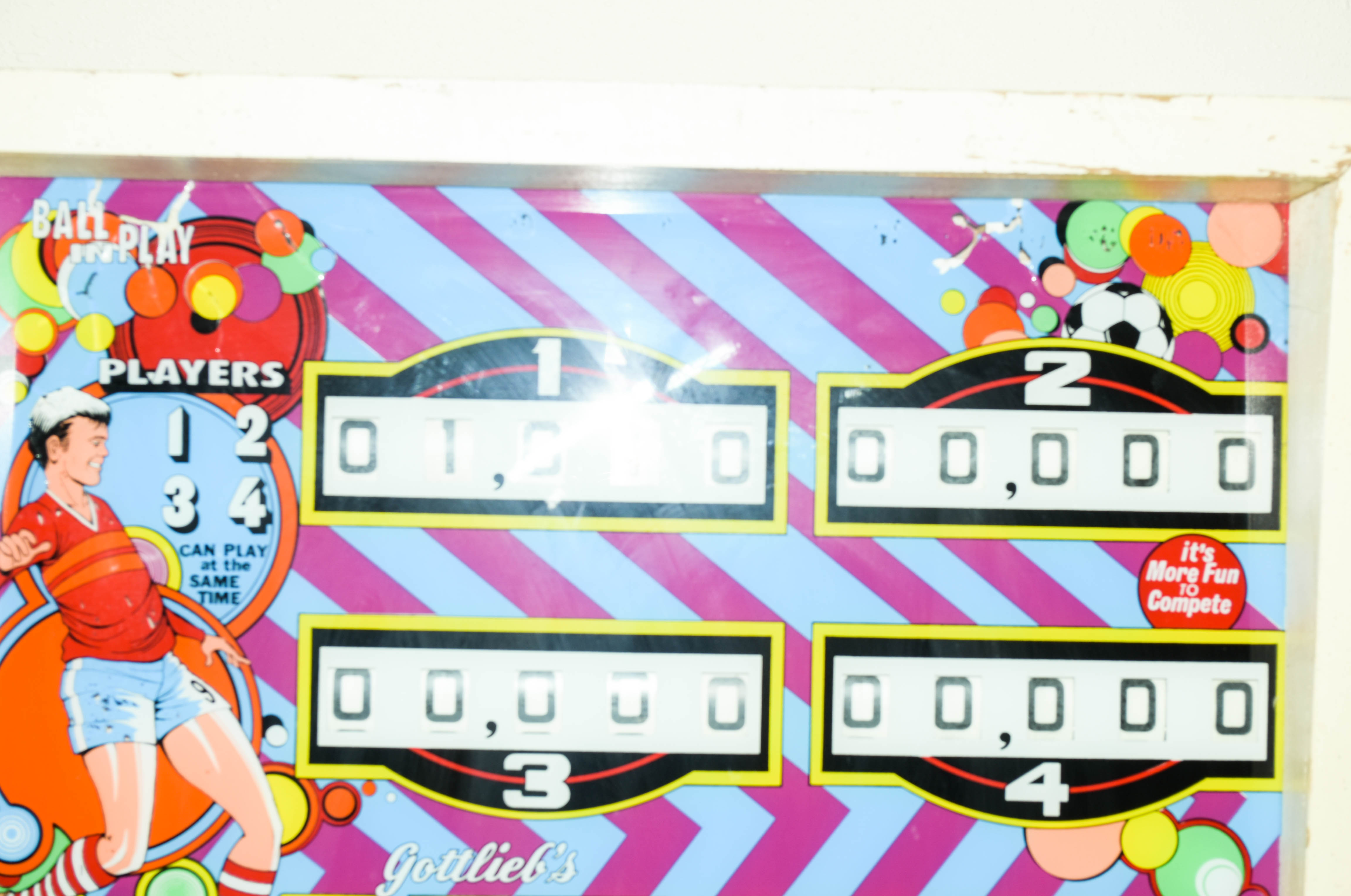 Vintage 1970s "Super Soccer" Pinball Machine