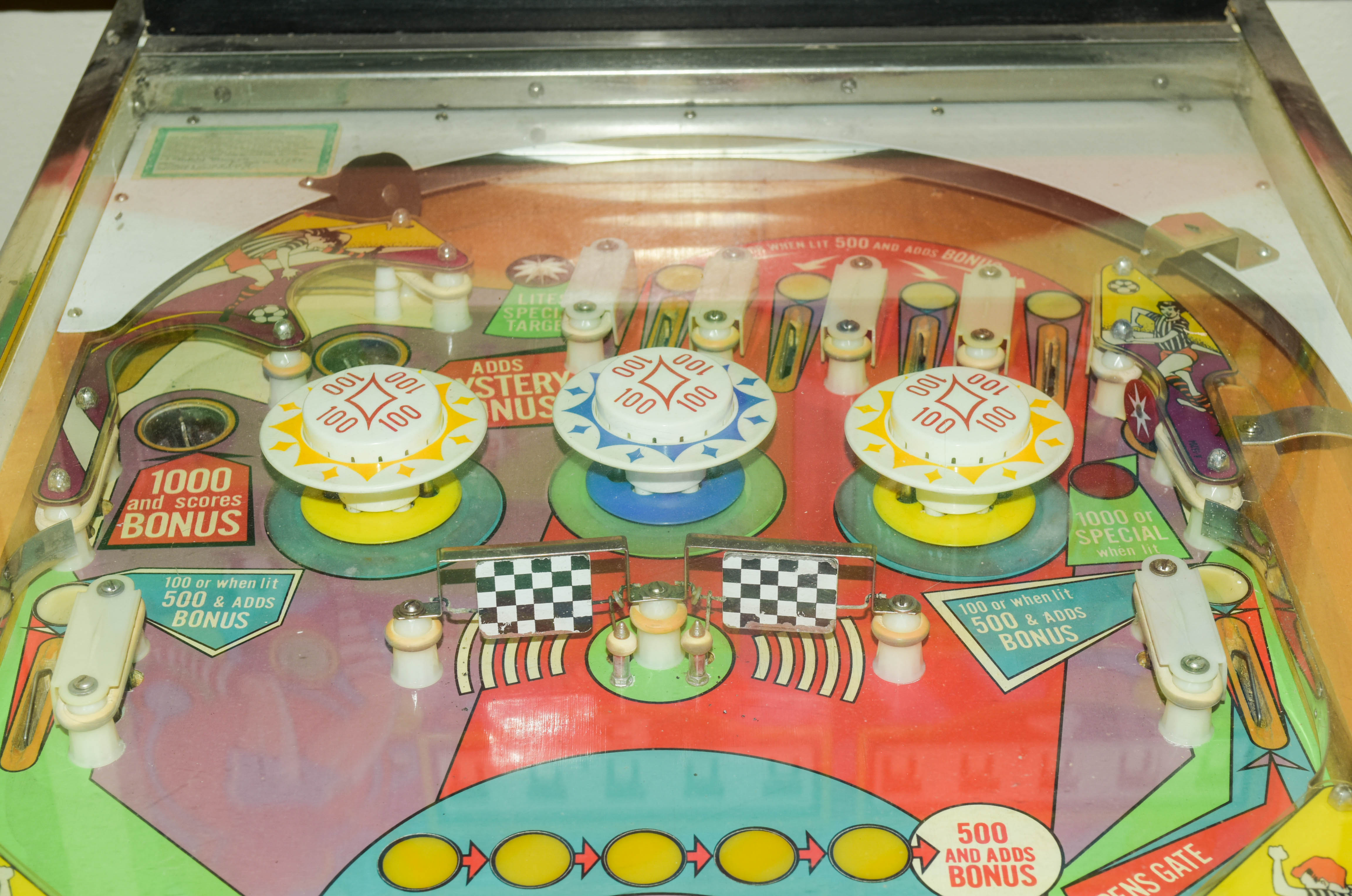 Vintage 1970s "Super Soccer" Pinball Machine