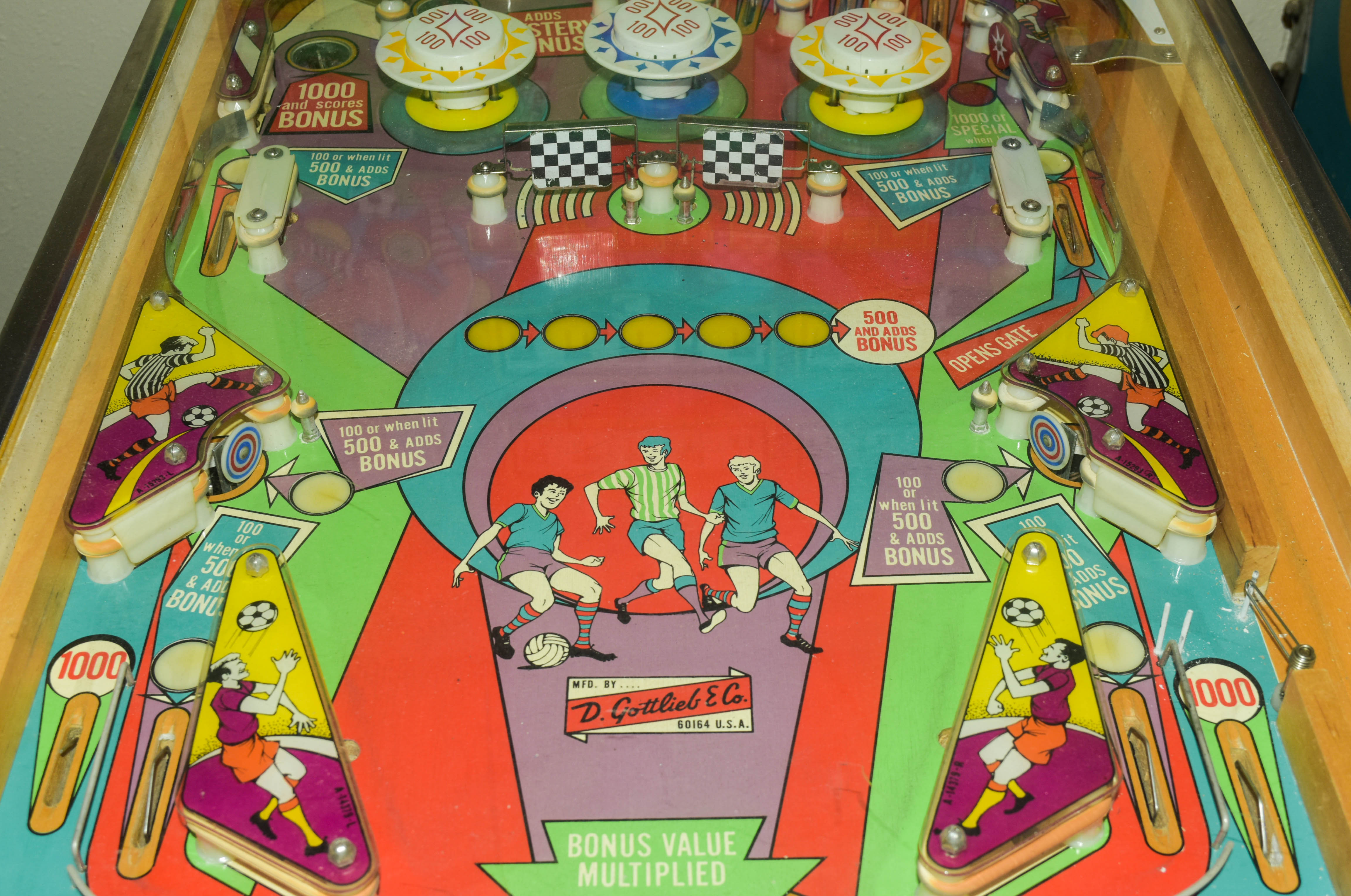 Vintage 1970s "Super Soccer" Pinball Machine