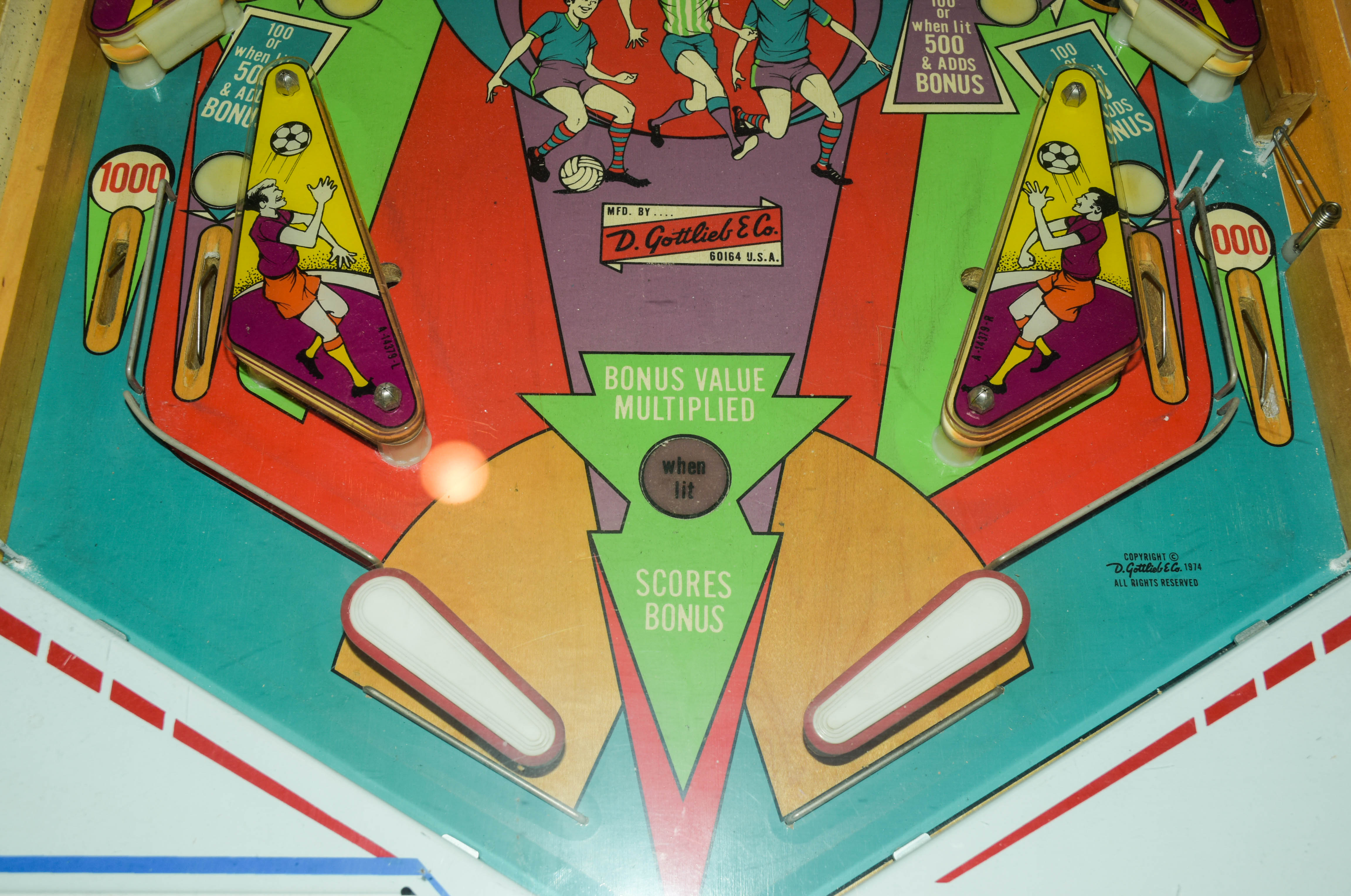 Vintage 1970s "Super Soccer" Pinball Machine