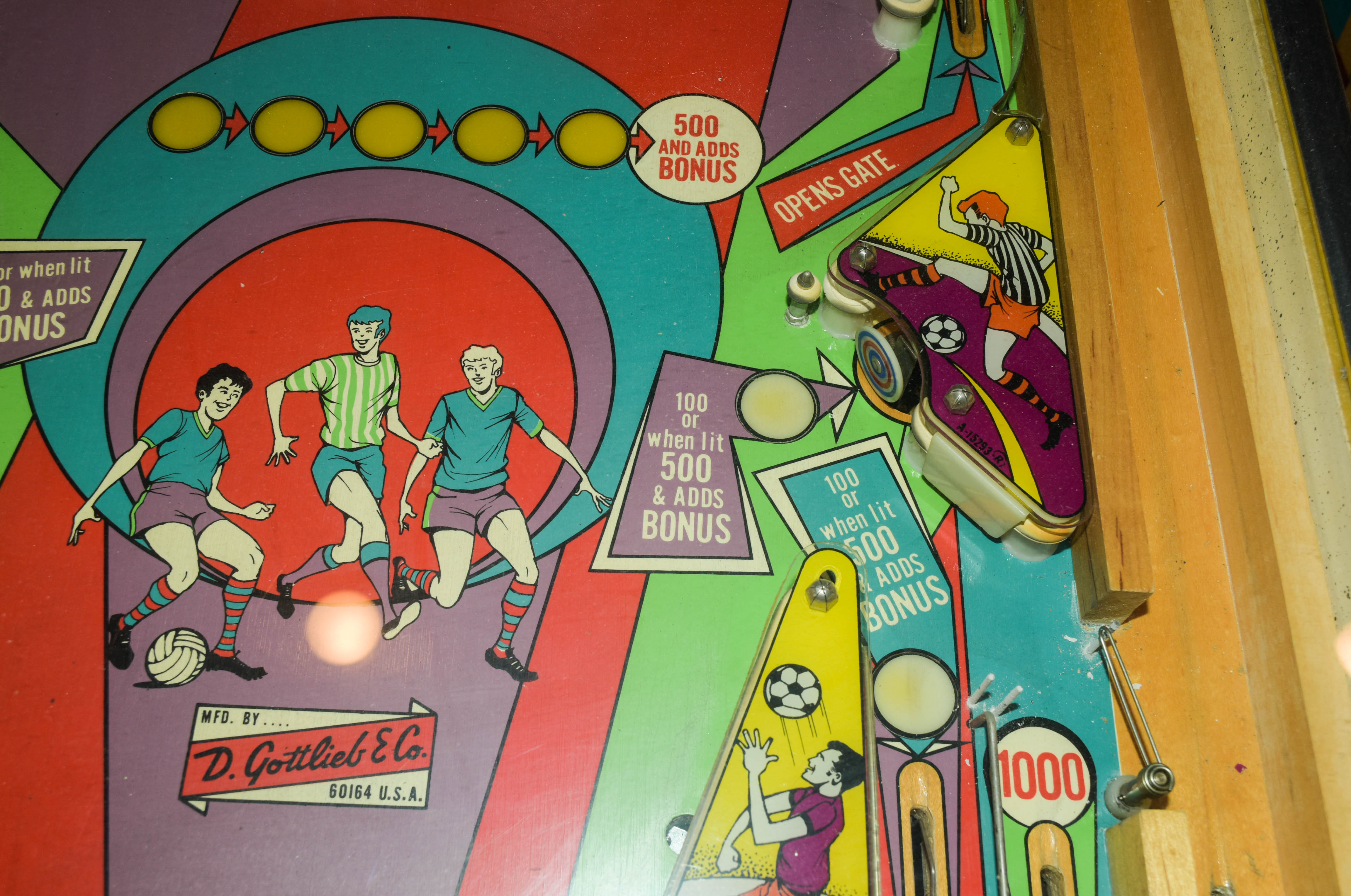 Vintage 1970s "Super Soccer" Pinball Machine