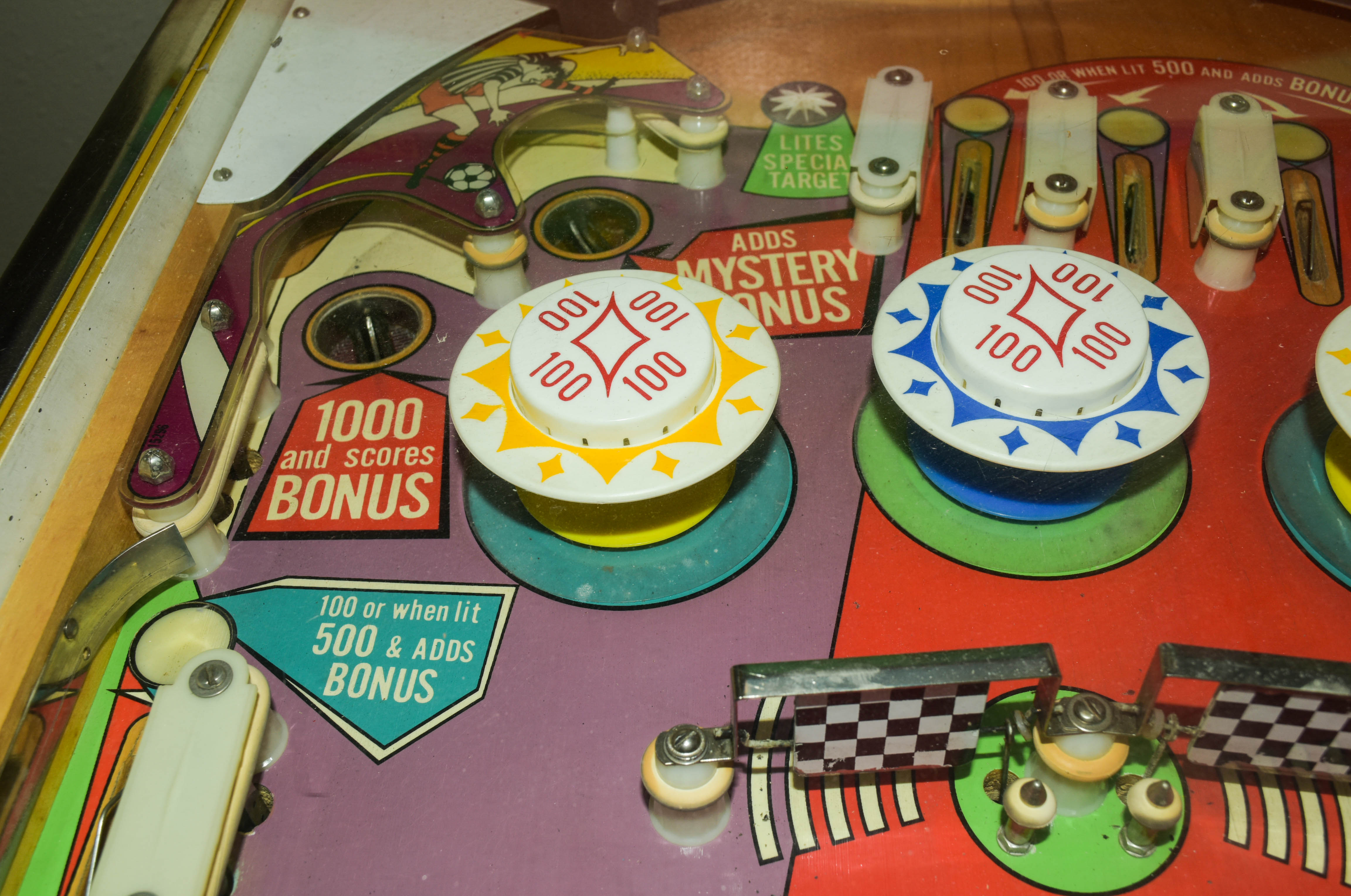 Vintage 1970s "Super Soccer" Pinball Machine