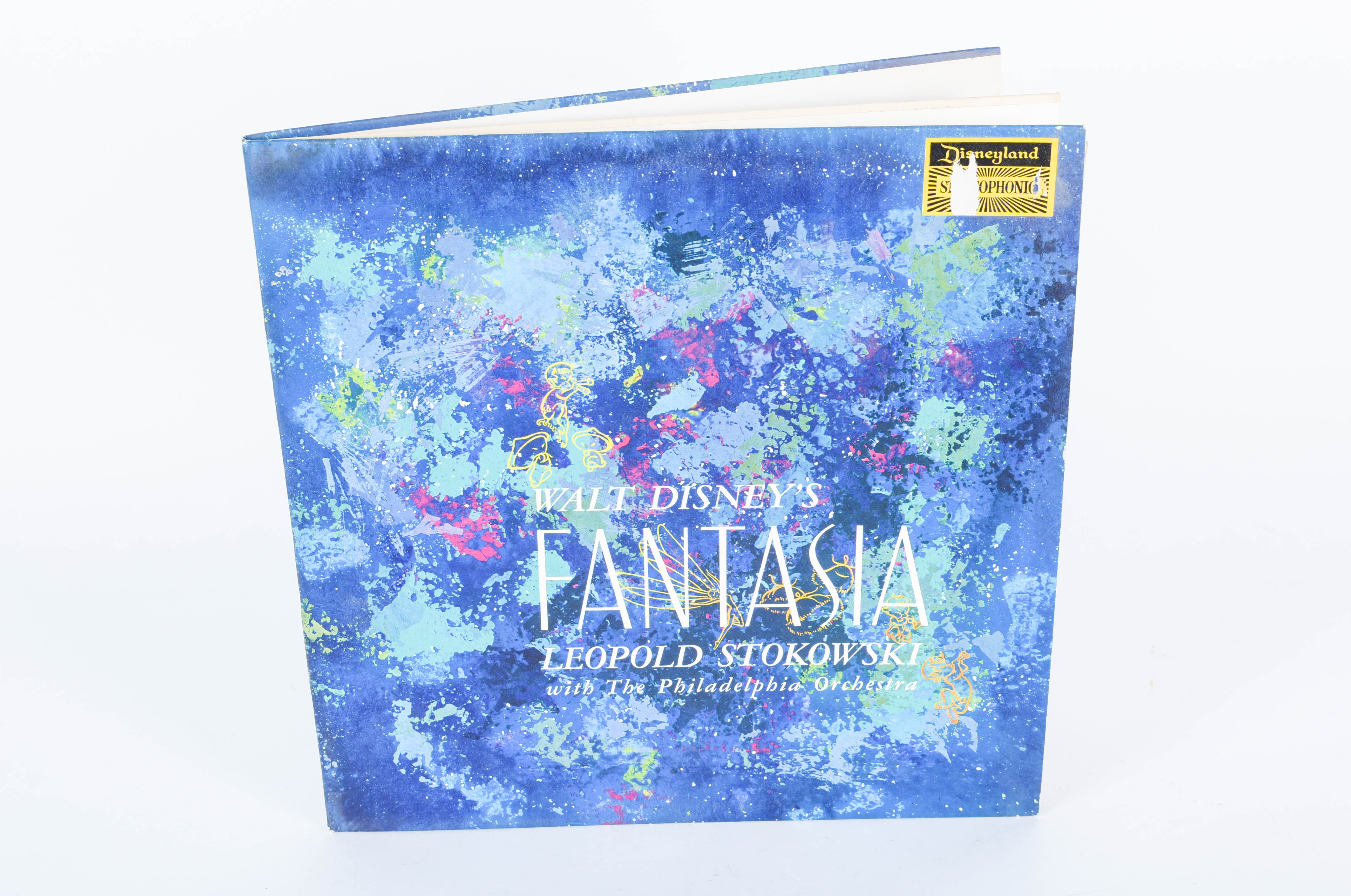 Walt Disney "Fantasia" Book and LP With Philadelphia Orchestra