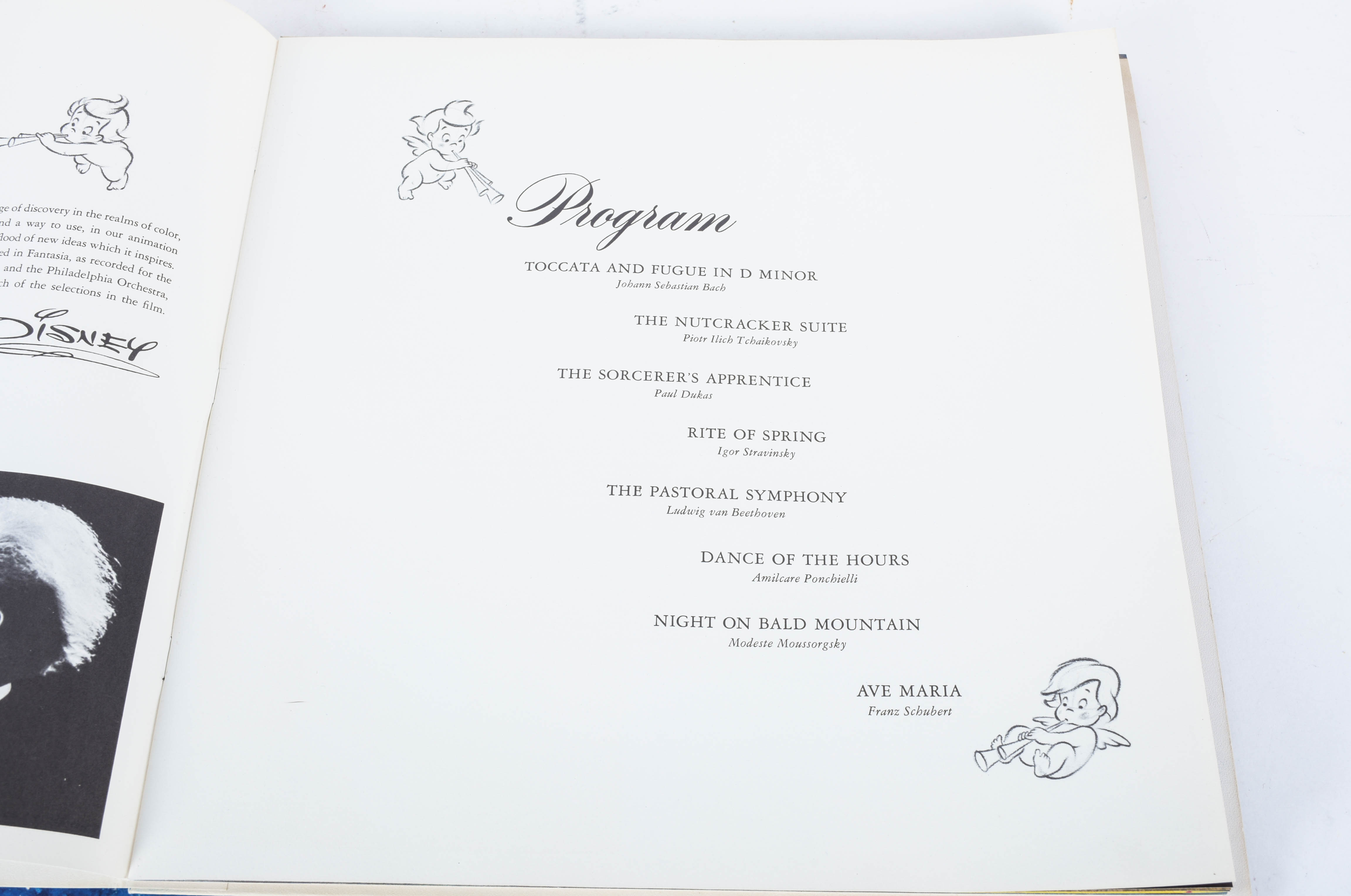 Walt Disney "Fantasia" Book and LP With Philadelphia Orchestra