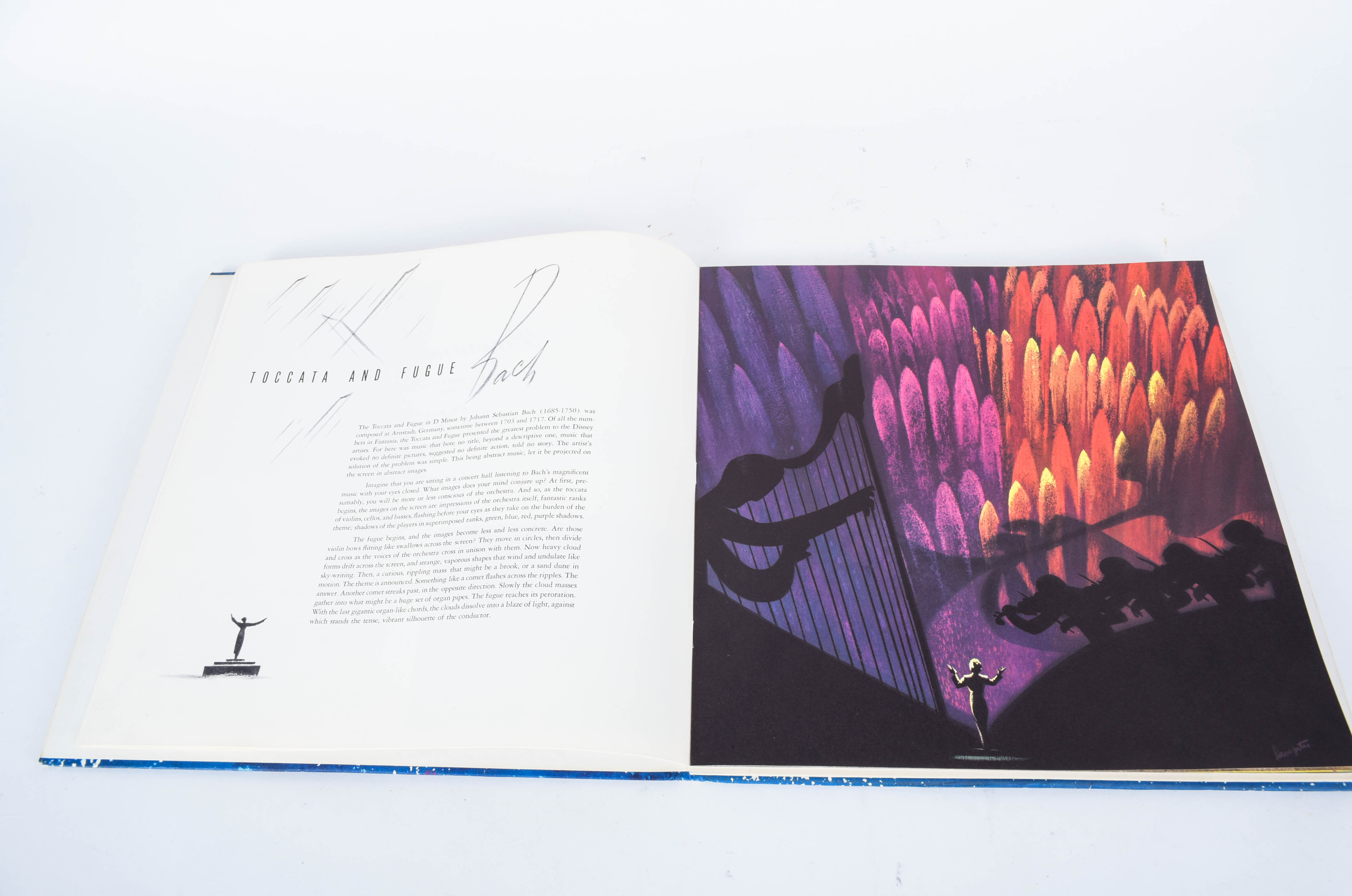 Walt Disney "Fantasia" Book and LP With Philadelphia Orchestra