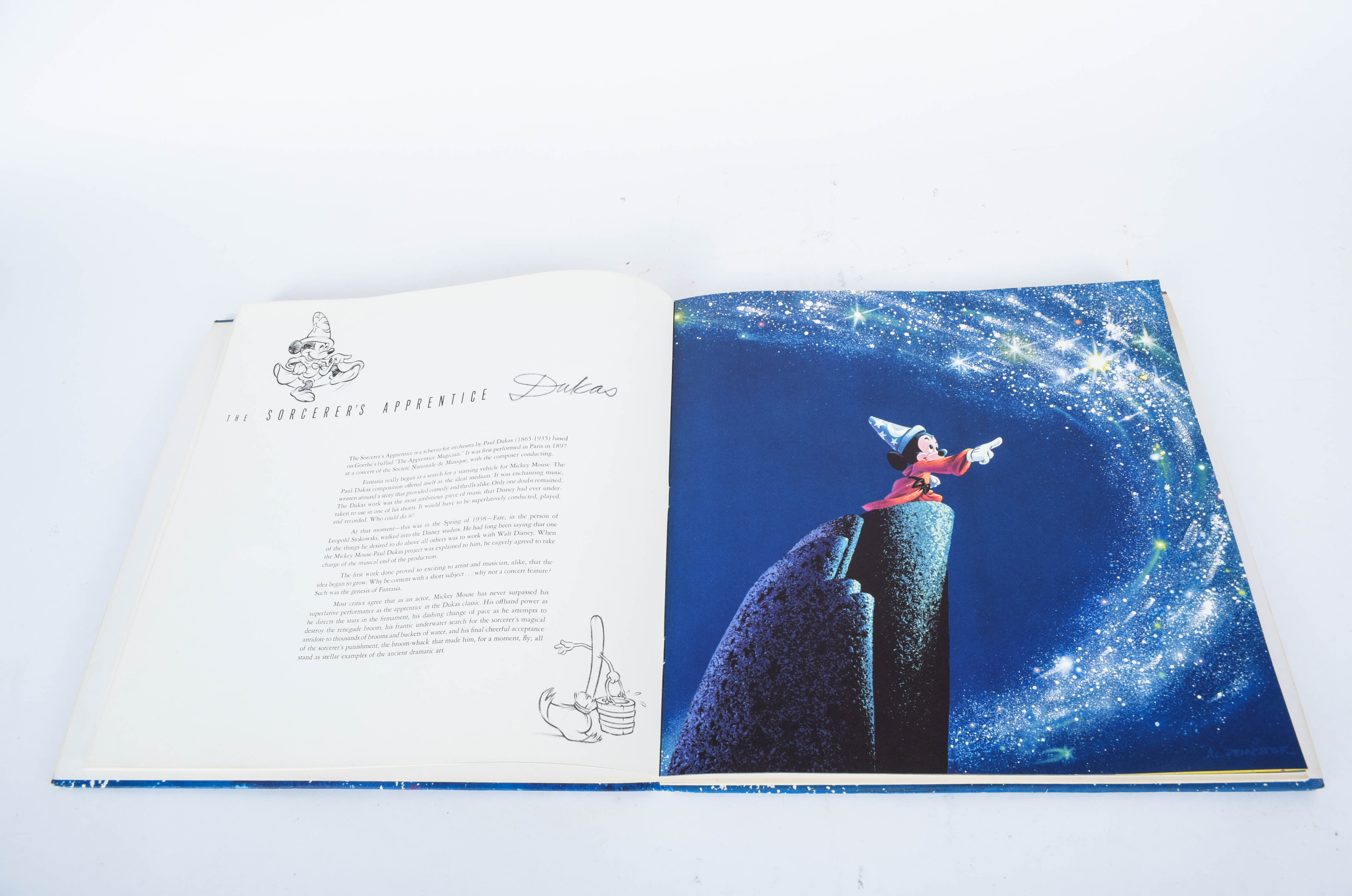 Walt Disney "Fantasia" Book and LP With Philadelphia Orchestra