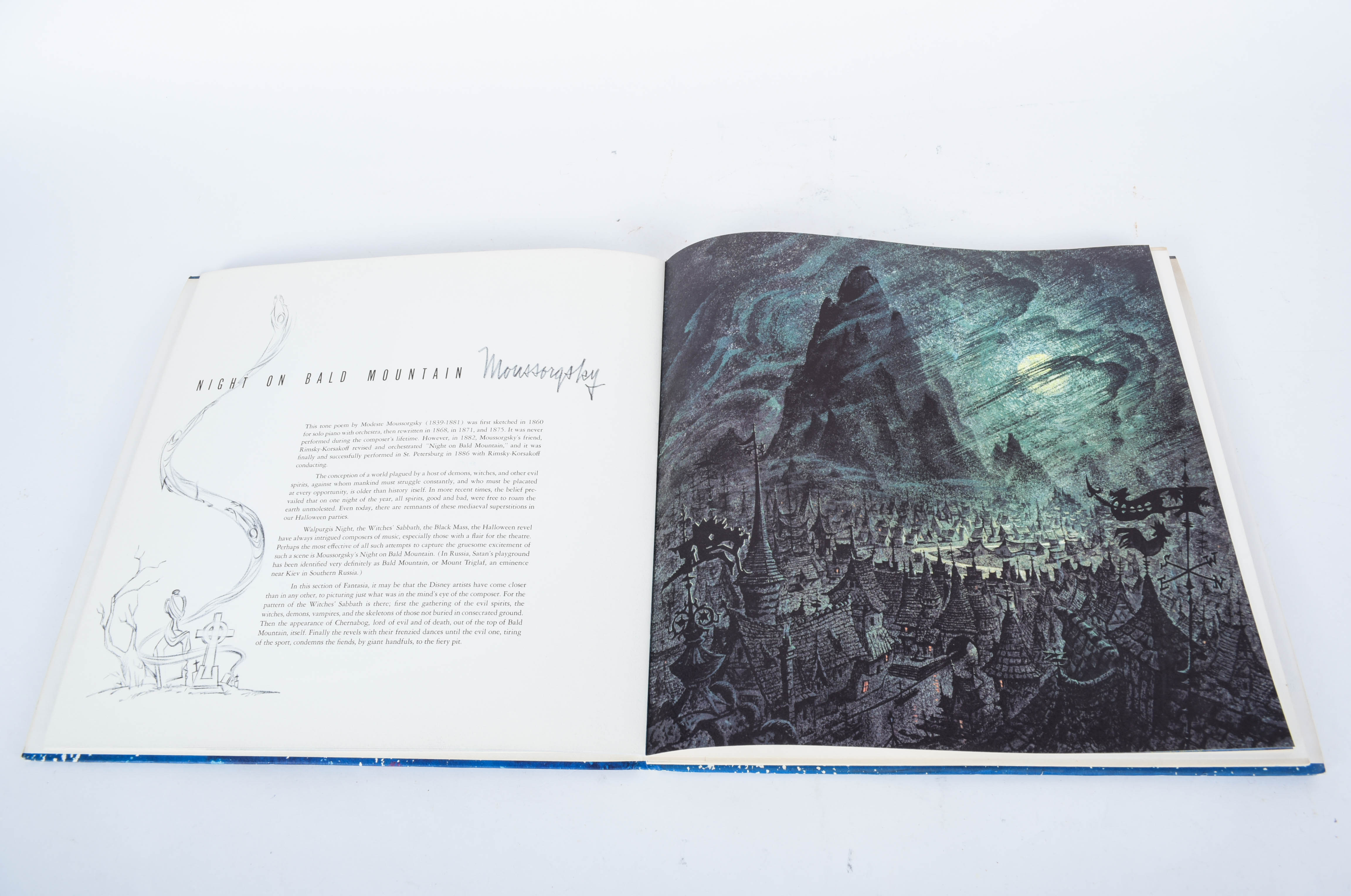 Walt Disney "Fantasia" Book and LP With Philadelphia Orchestra