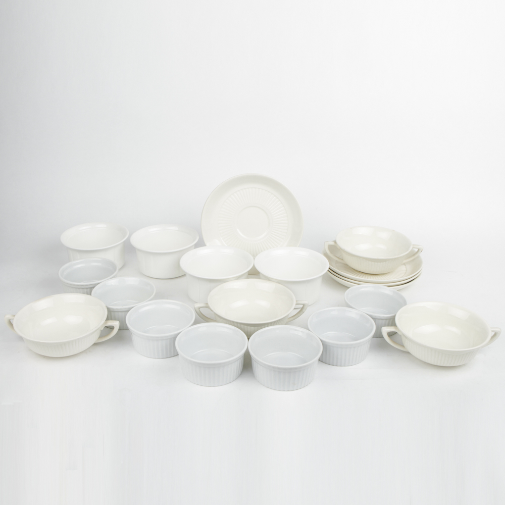 Assorted White China