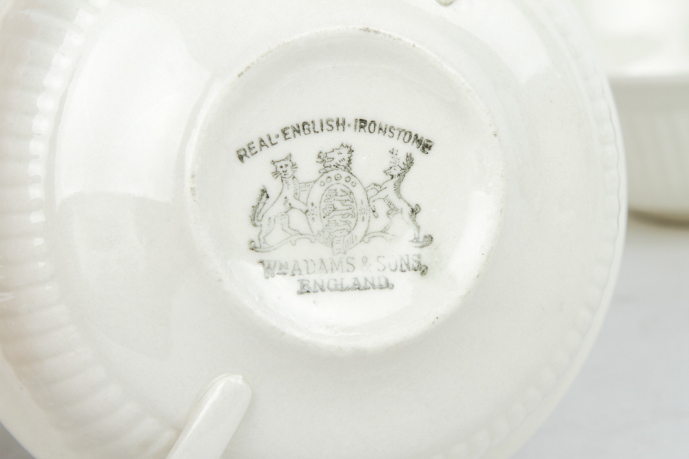 Assorted White China