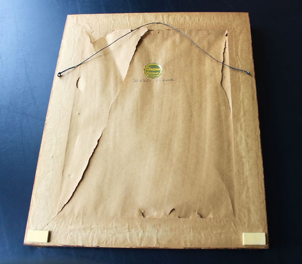 Antique Original Gouache on Paper Signed C.H. Roberts