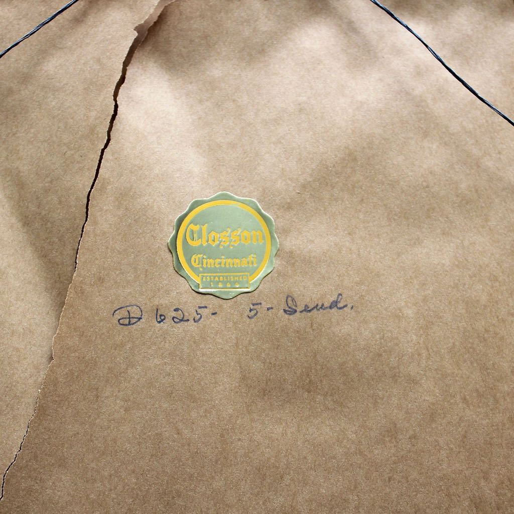 Antique Original Gouache on Paper Signed C.H. Roberts