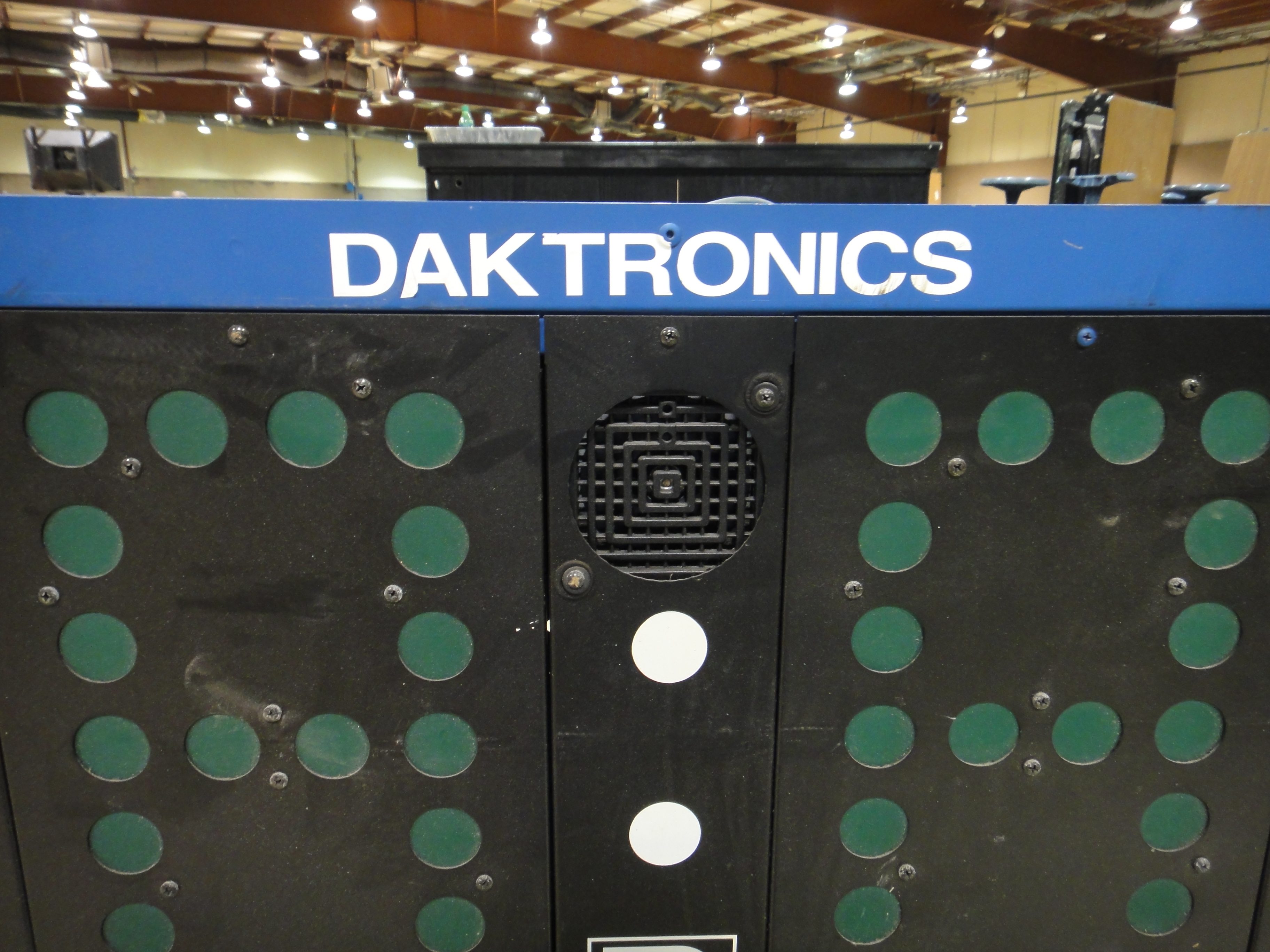 Two Daktronics Hockey Score Boards and Daktronics Console