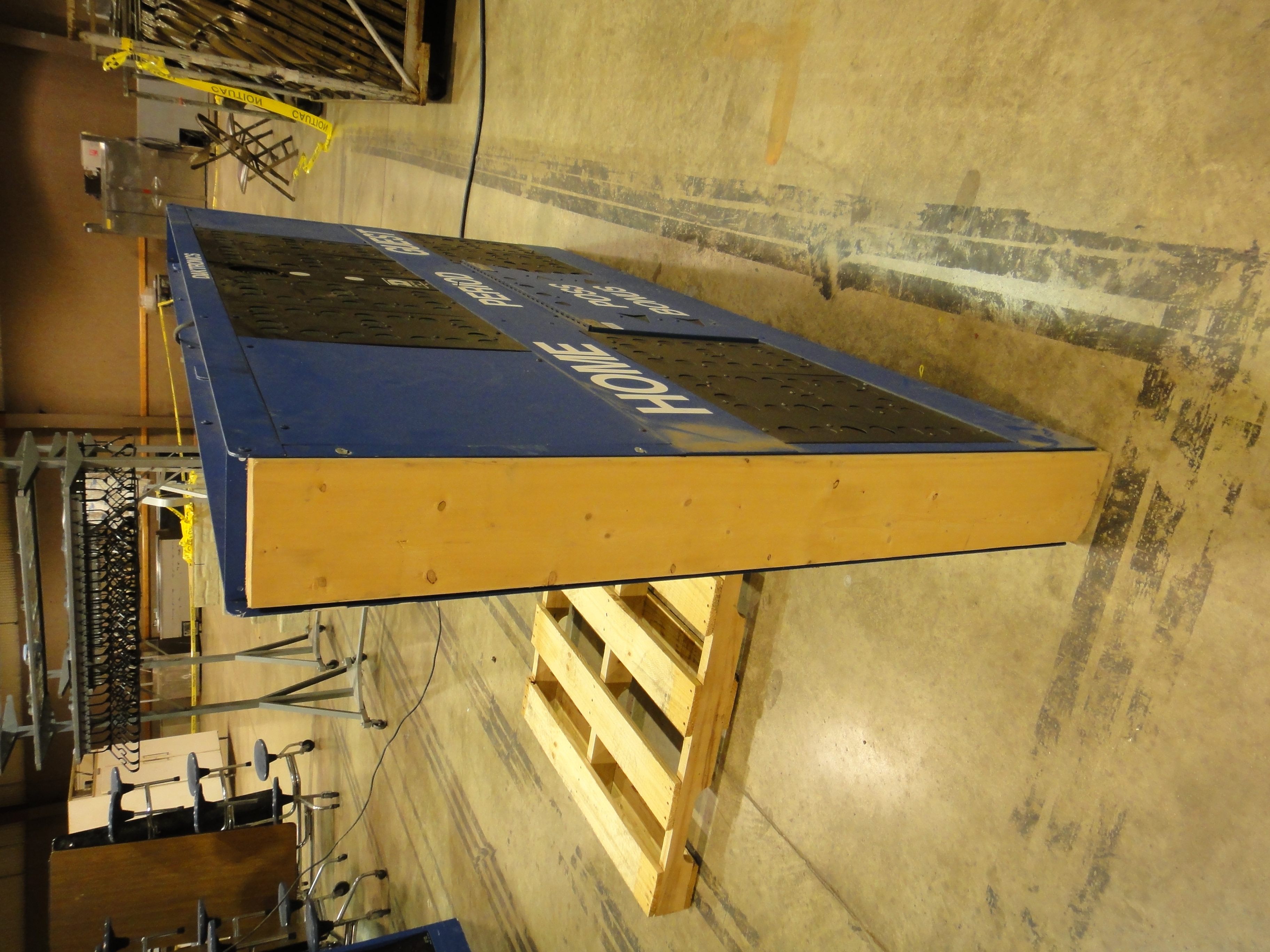 Two Daktronics Hockey Score Boards and Daktronics Console