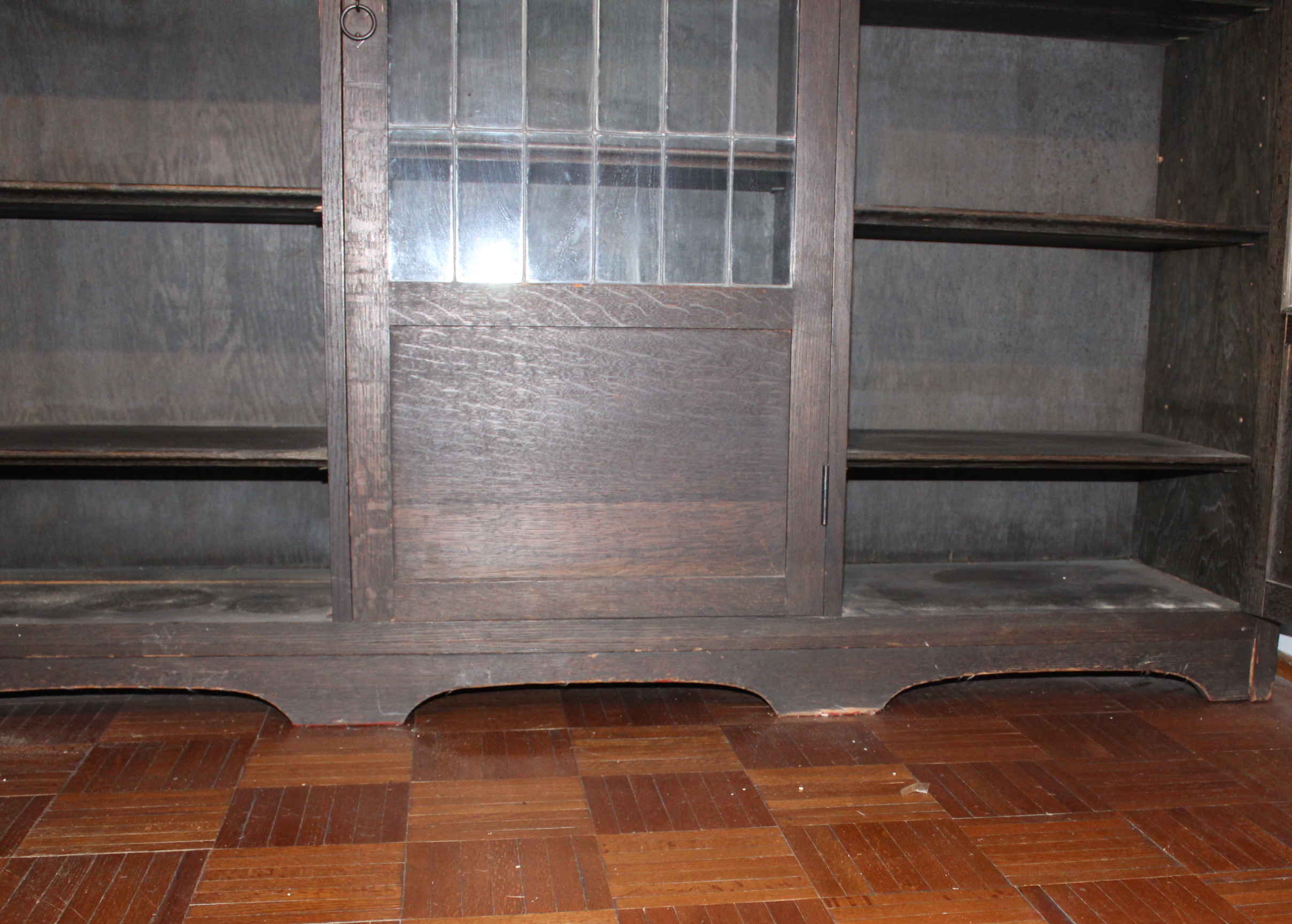 Antique Limbert Glass-Front Bookcase