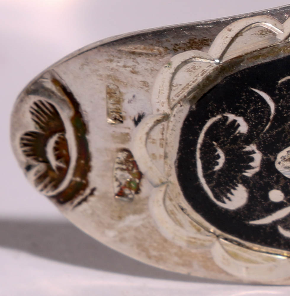 Silver Floral Design Cuff Bracelet