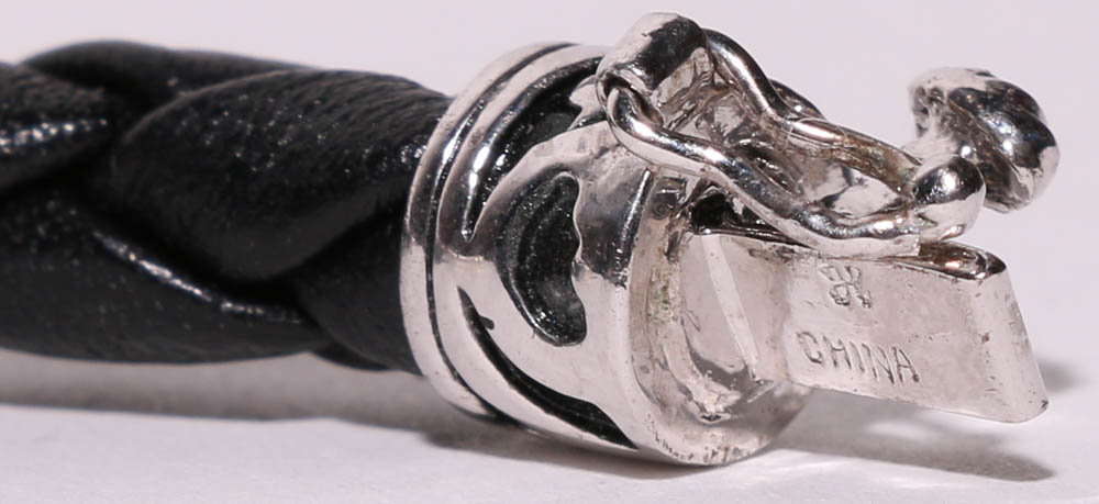 Pearl Necklace and Bracelet Set on Leather Band